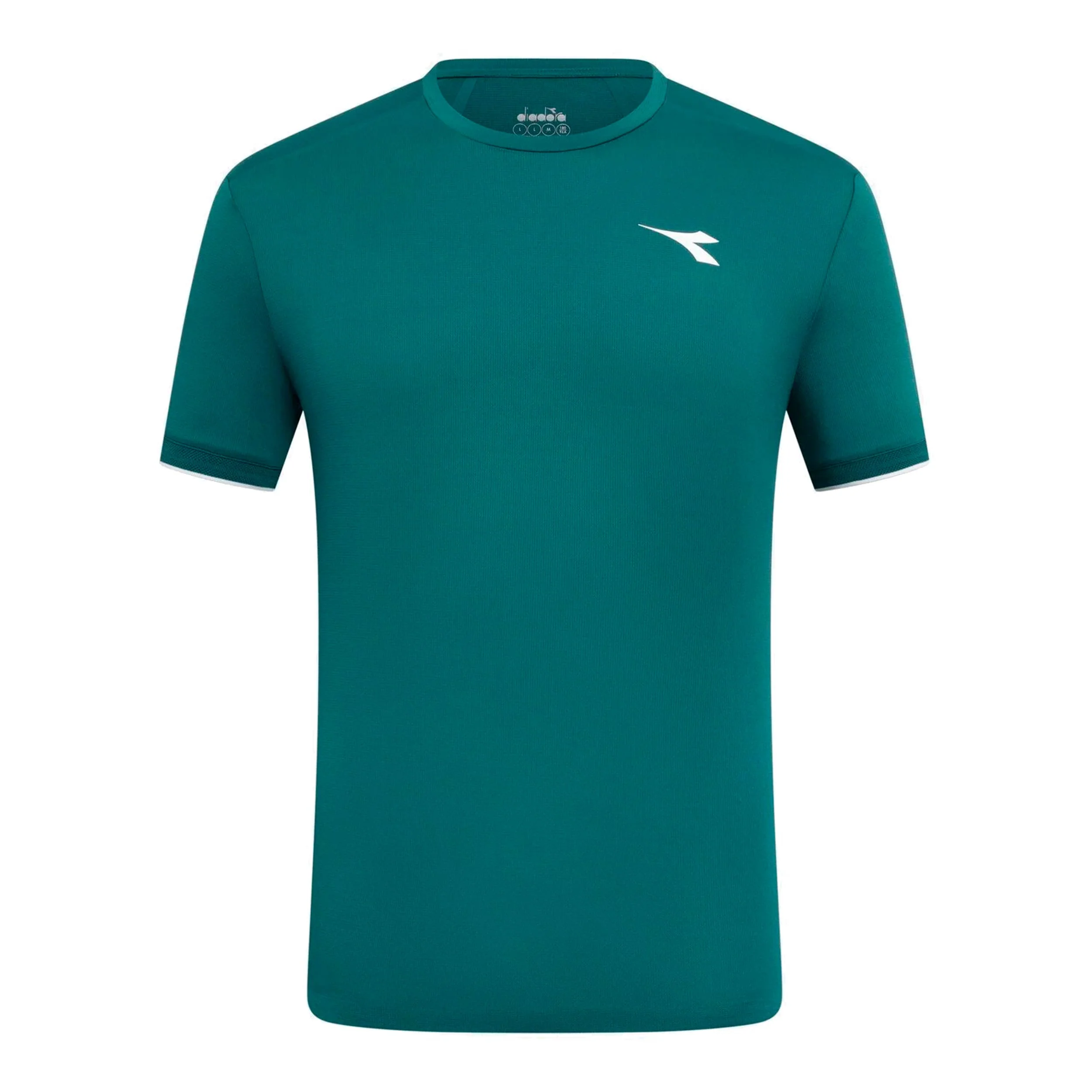 Match T-shirt Herrar-mörkgrön