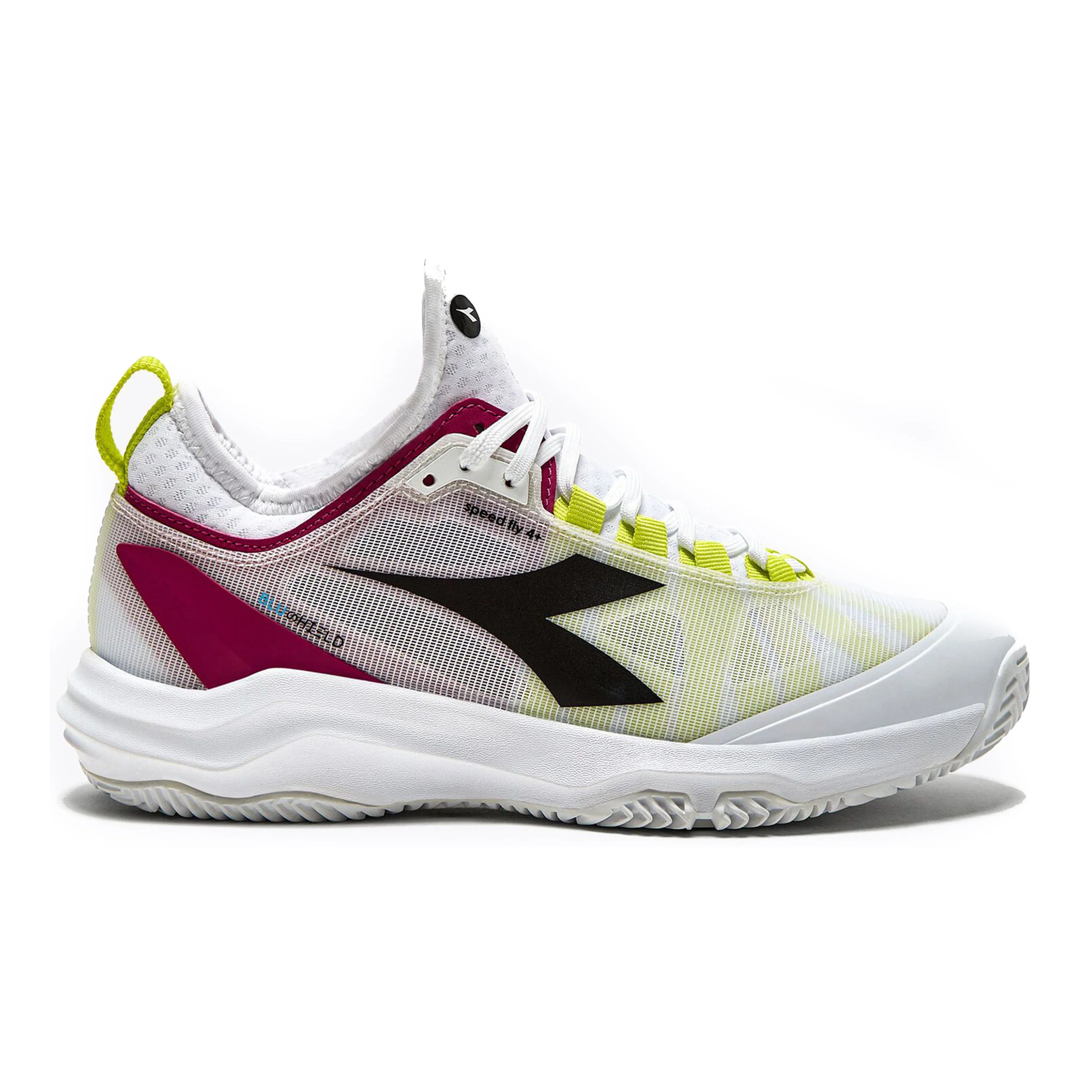 Speed Blushield Fly 4+ Sko För Grus Damer-Vit,Neongul
