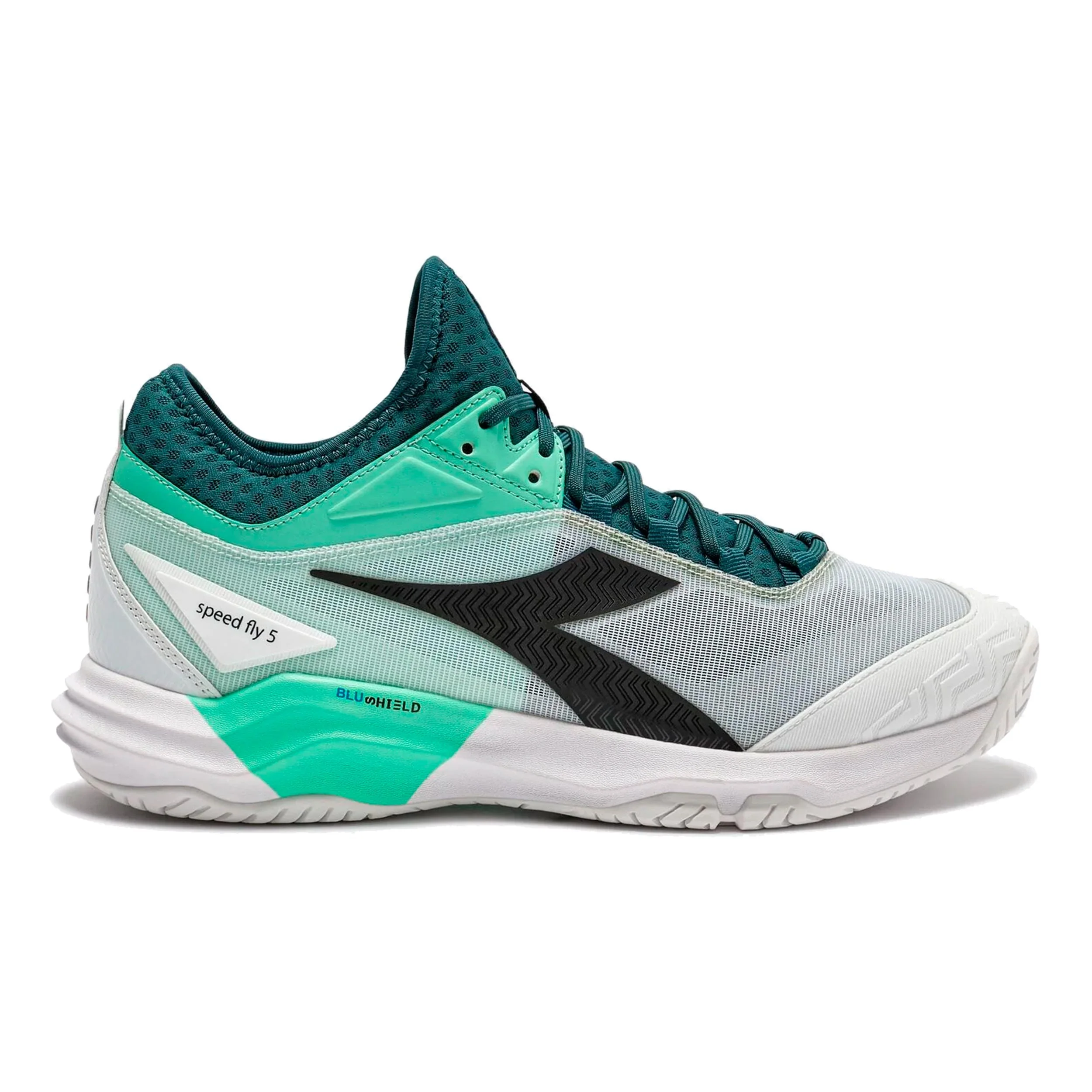 Speed Blushield Fly 5 Allroundsko Herrar-petrol, svart