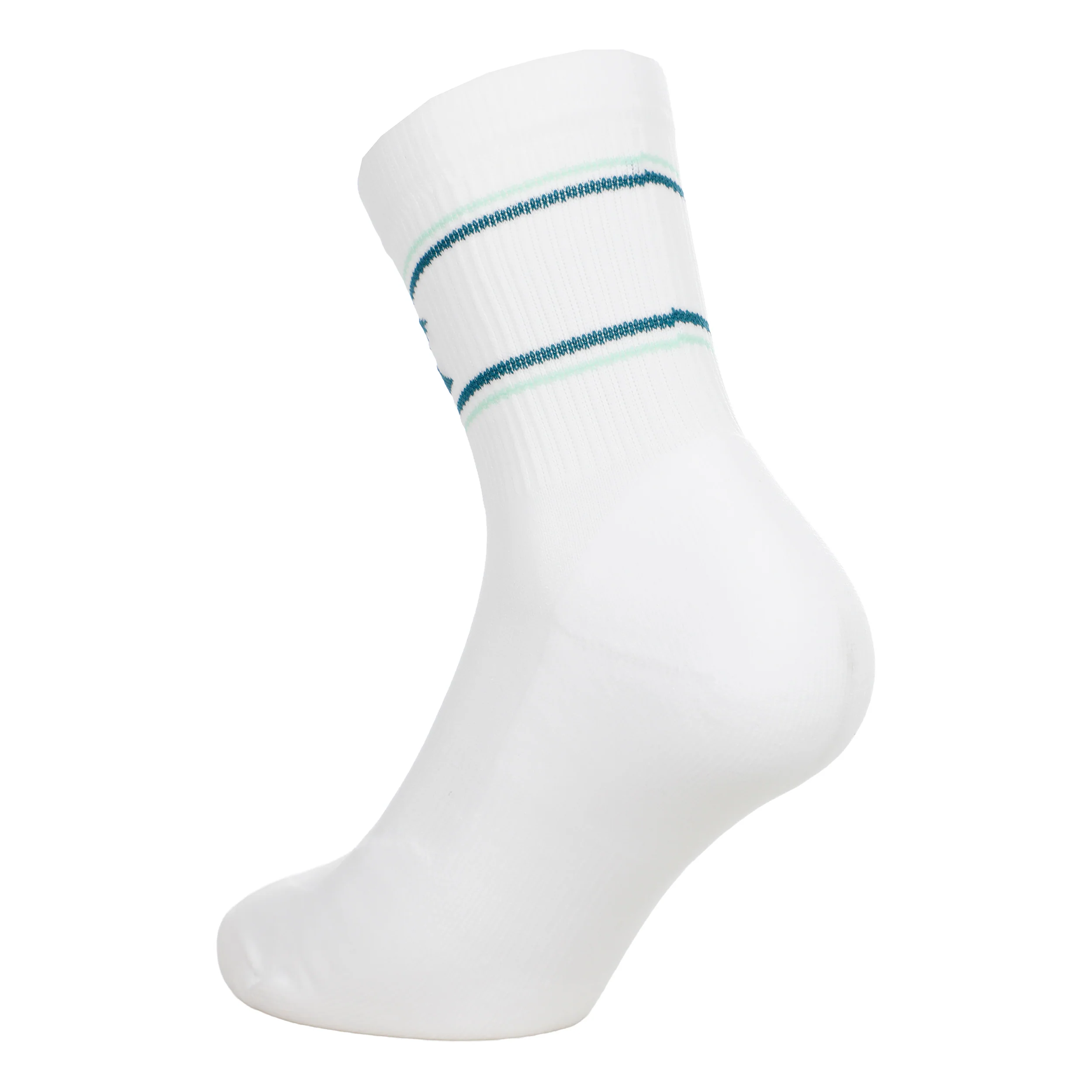 Tennisstrumpor Unisex - vit, petrol - Image 2