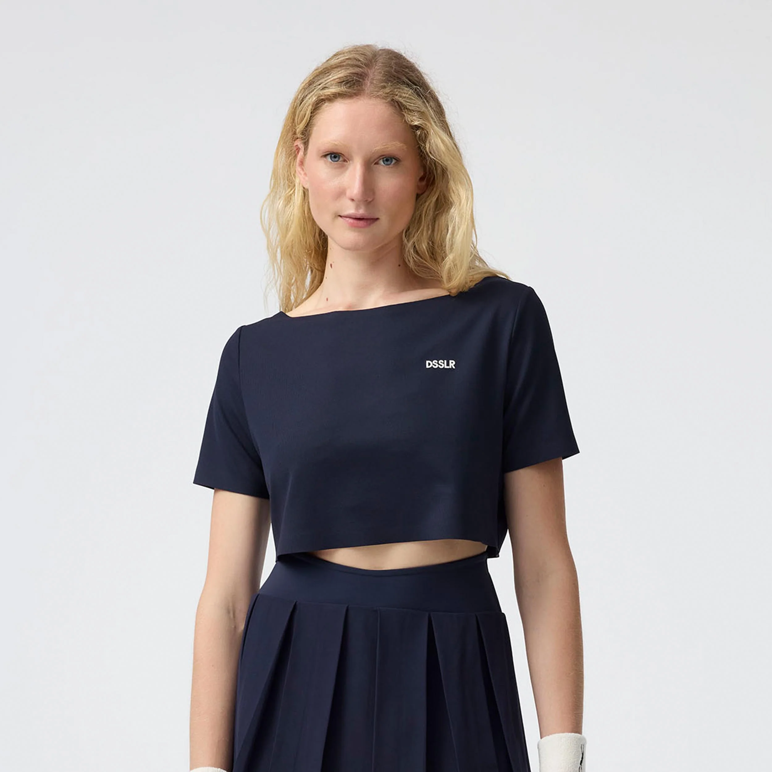 Top Layer T-shirt Damer-Mörkblå