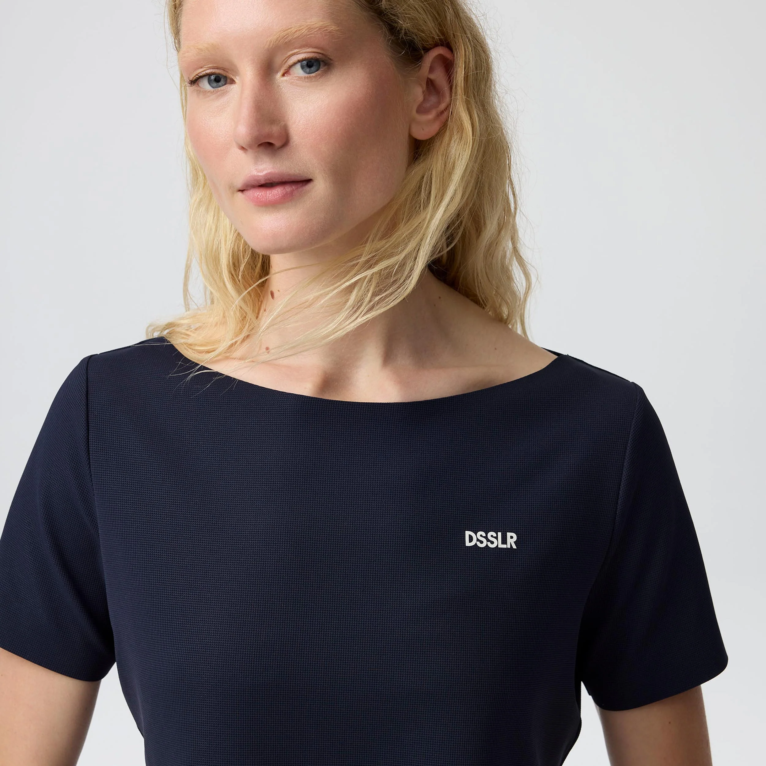 Top Layer T-shirt Damer-Mörkblå - Image 5