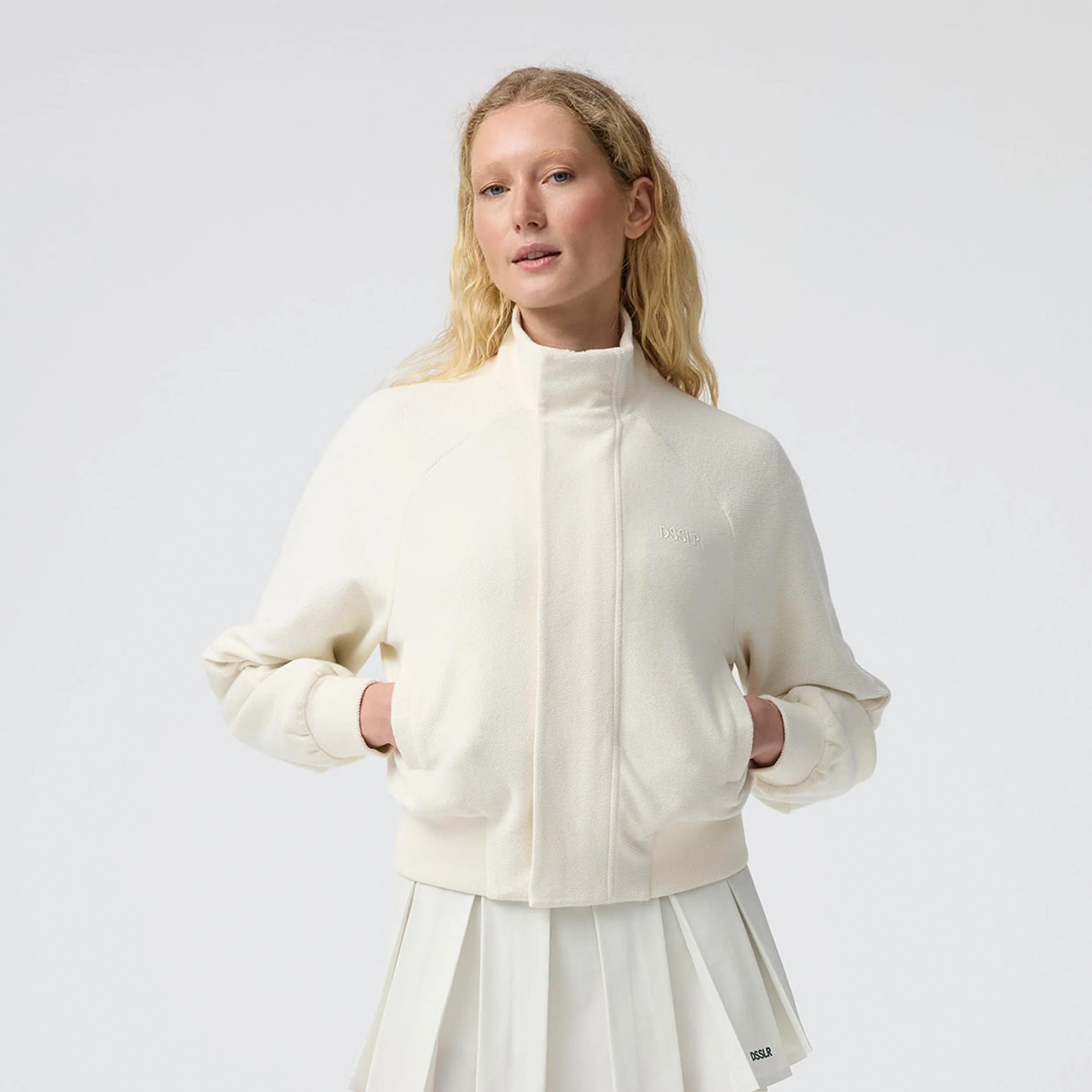 Walk On Court Sweat-jacka Damer-Creme