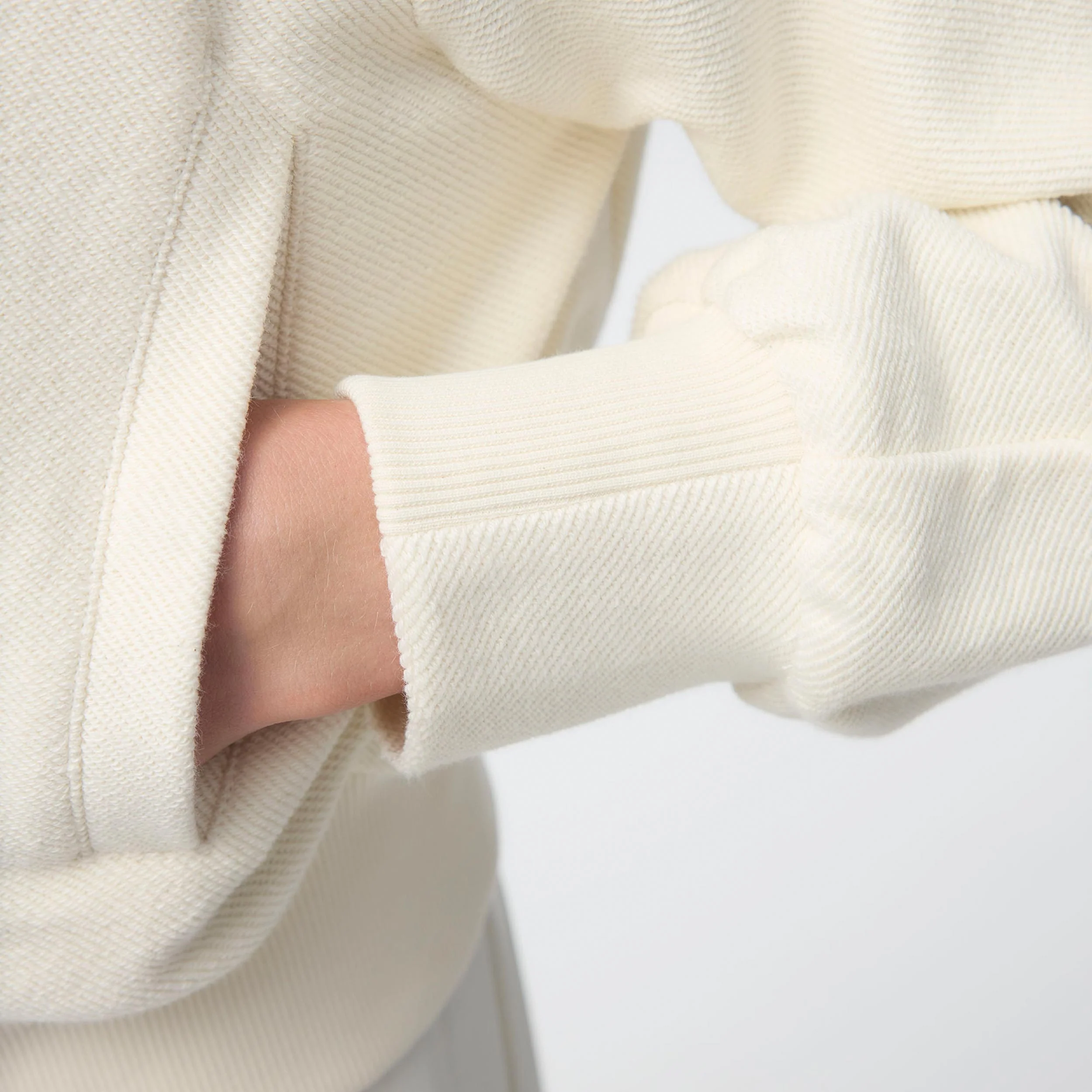 Walk On Court Sweat-jacka Damer-Creme - Image 9