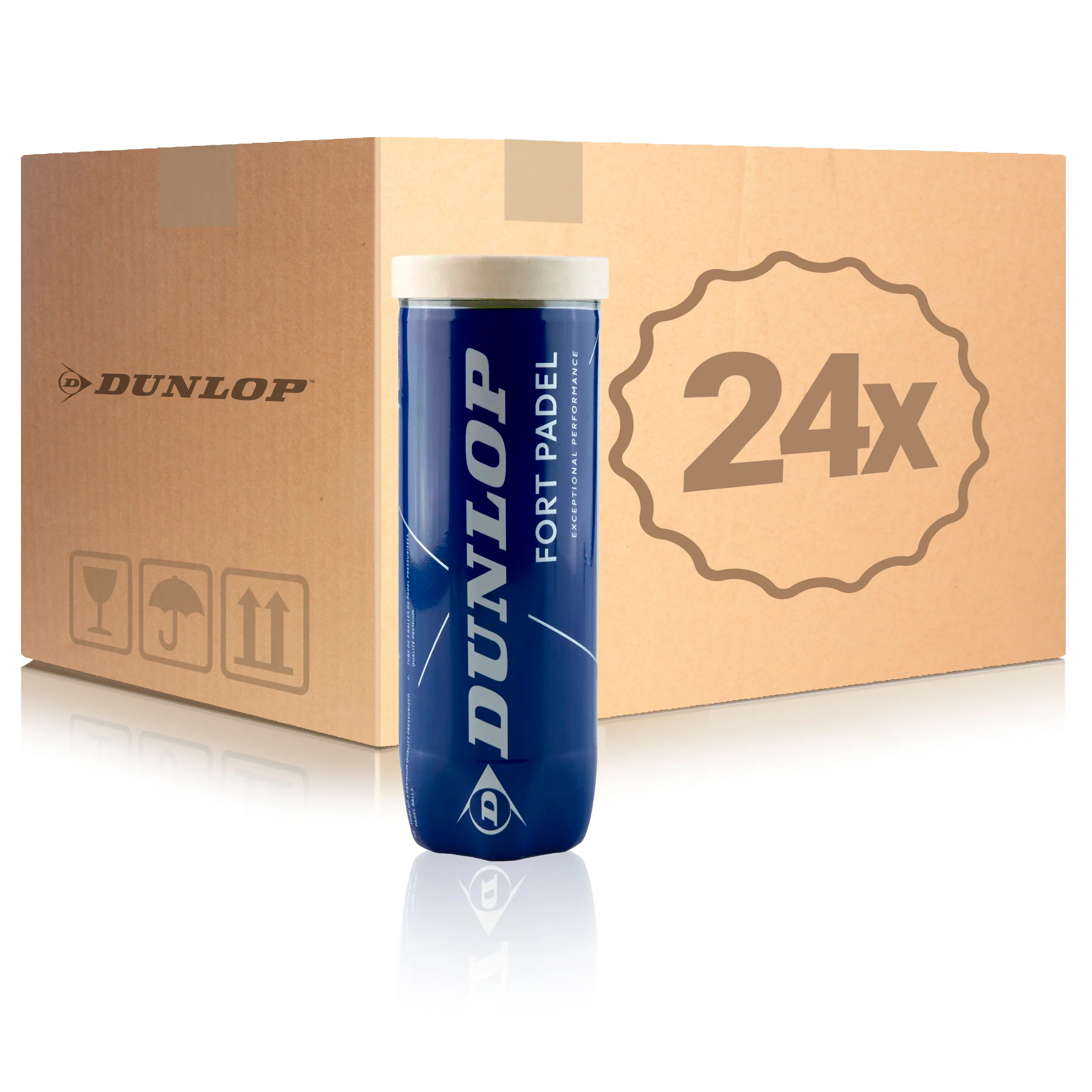 24x 3-pack rör Fort Padel