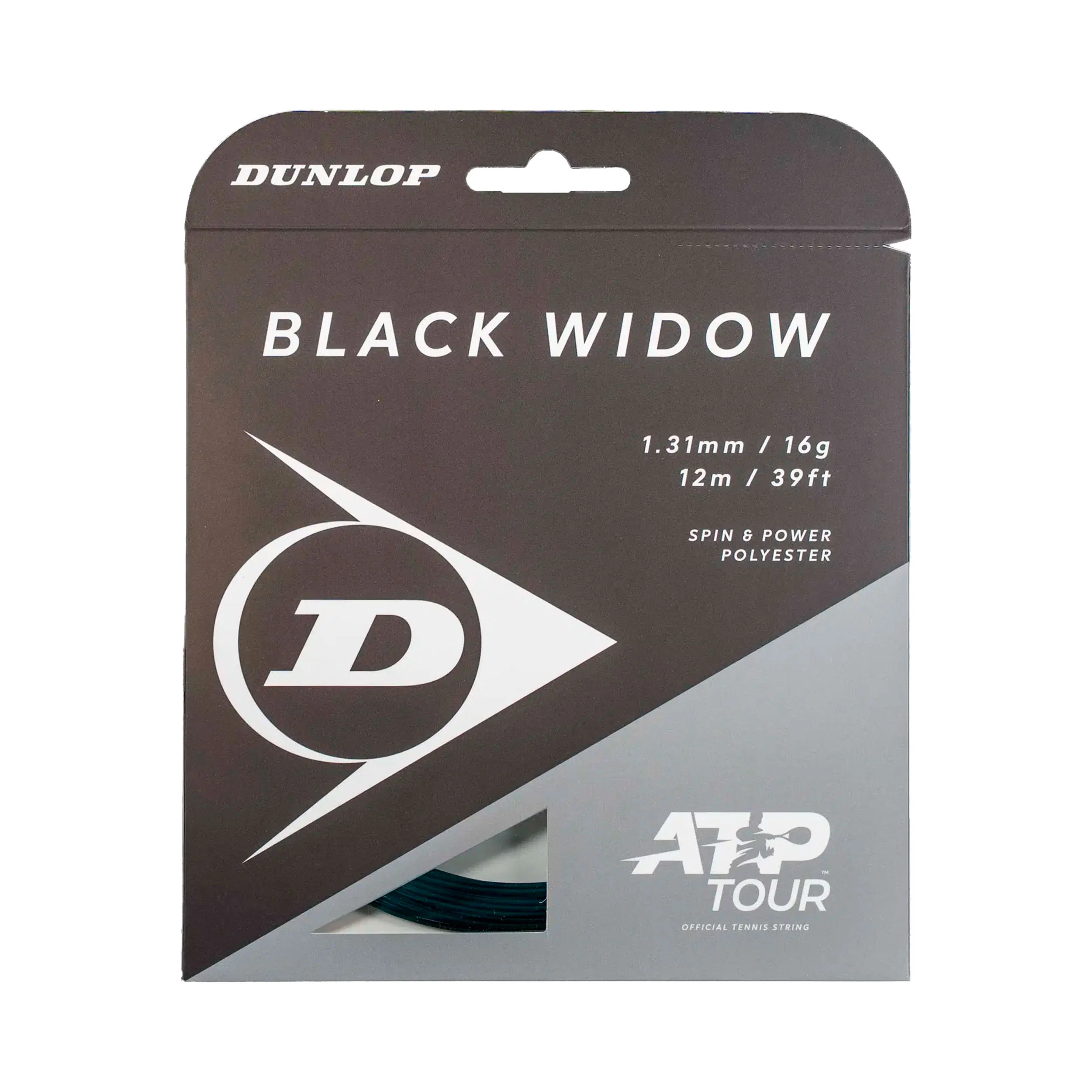 BLACK WIDOW Strängset -svart