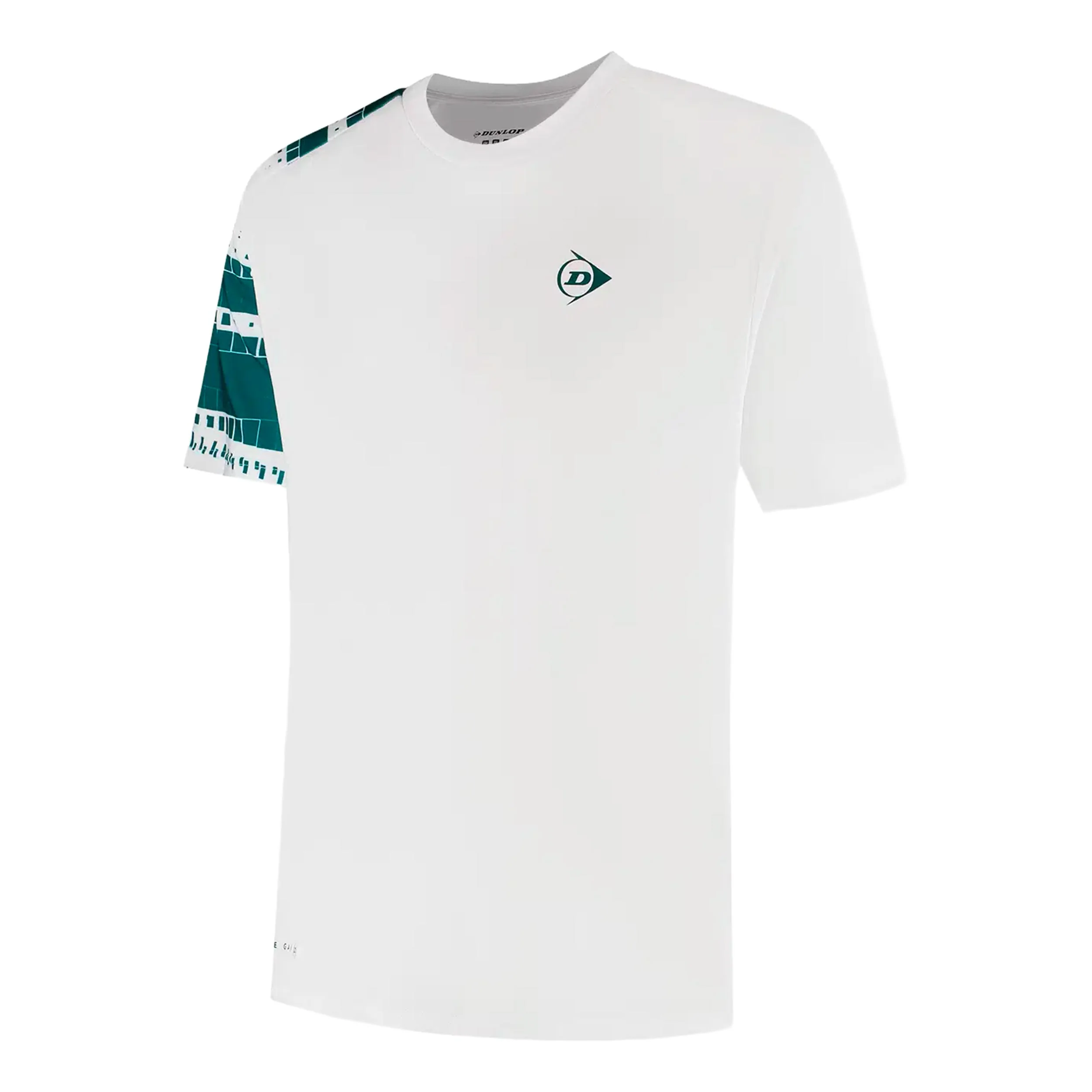 T-shirt Herrar-vit, mörkgrön