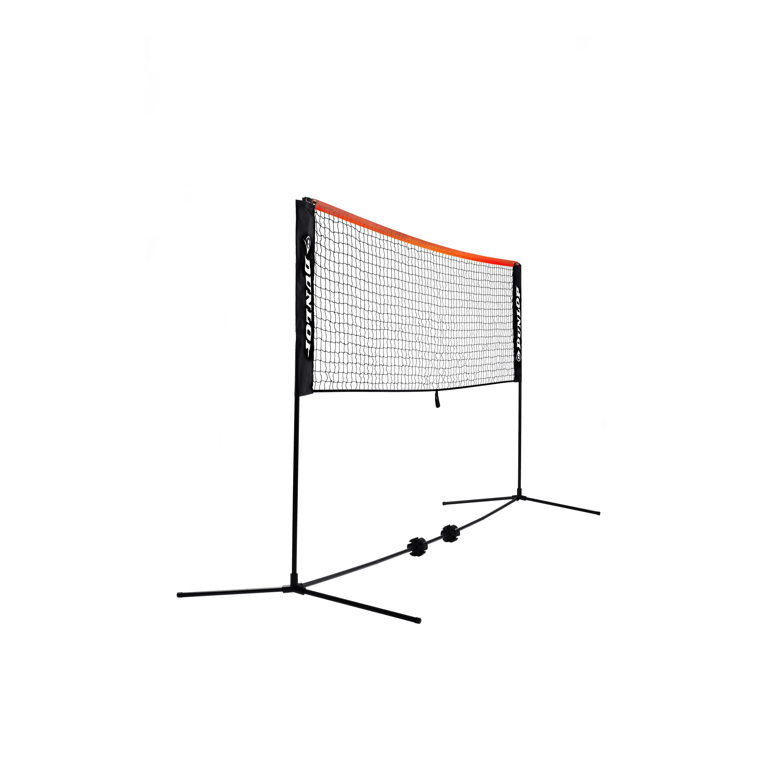 Tennisnät 3m Med Stänger-Röd,Svart - Image 2