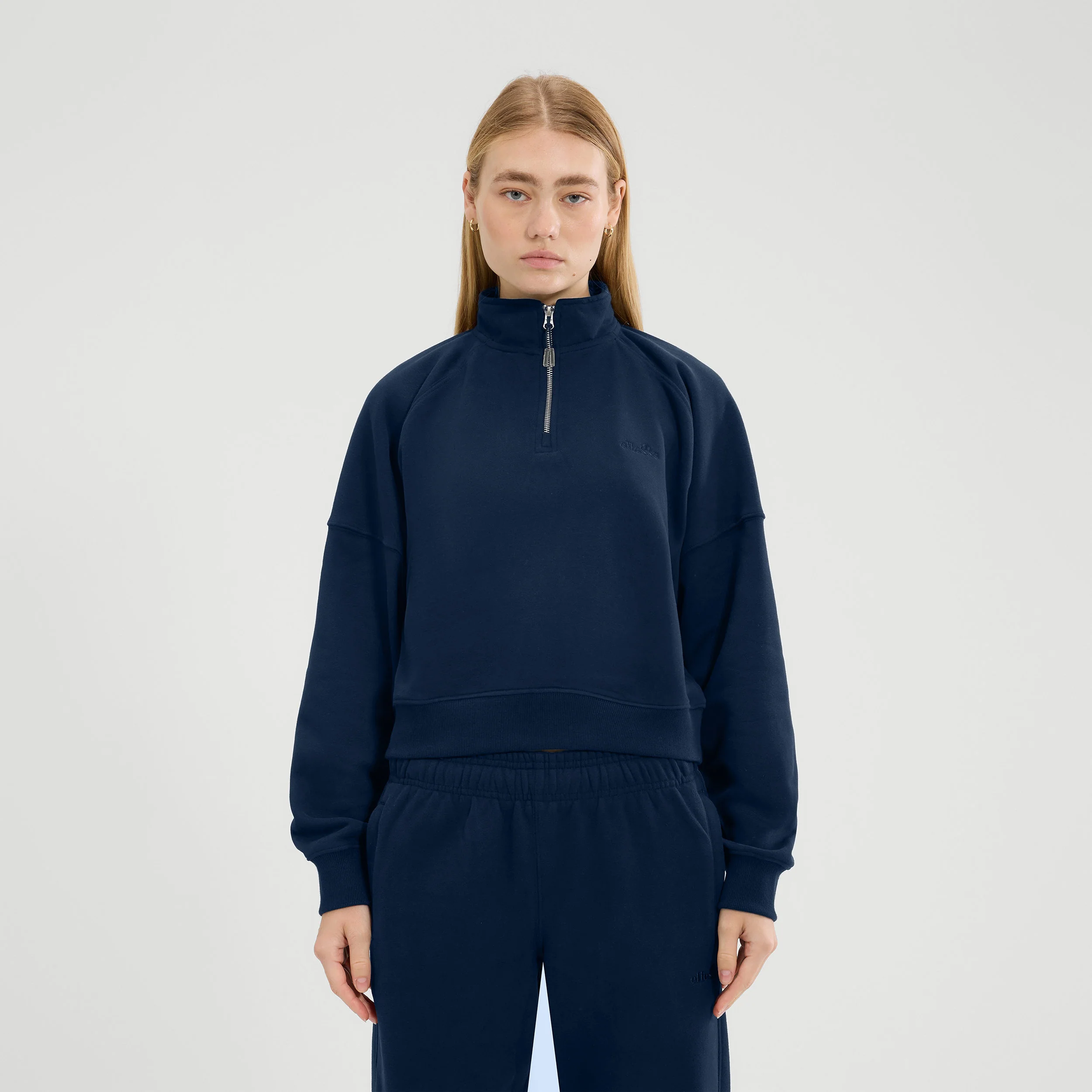 Carrera 1/4 Zip Tröja Damer - mörkblå