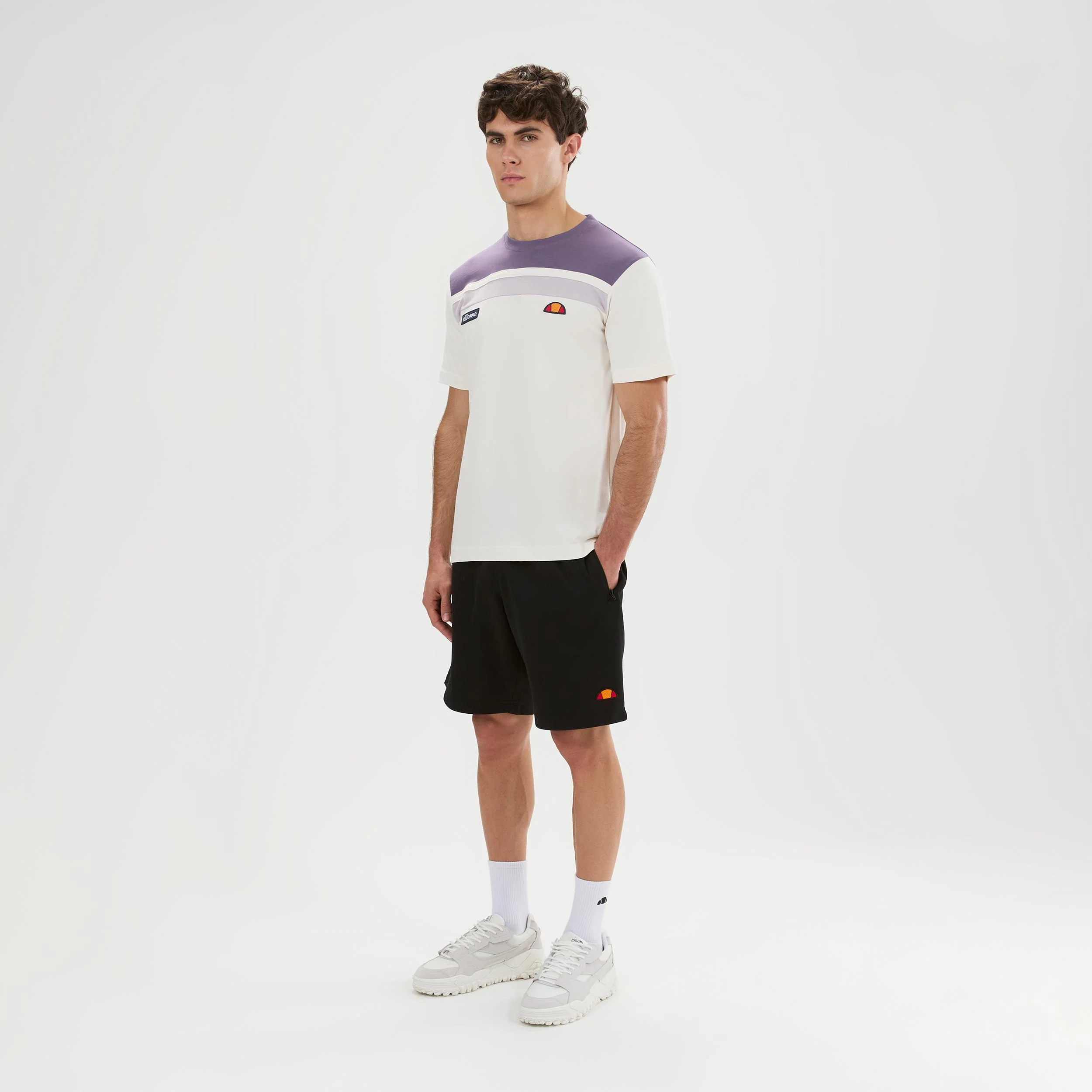 Vignola T-shirt Herrar - creme, syrén - Image 4
