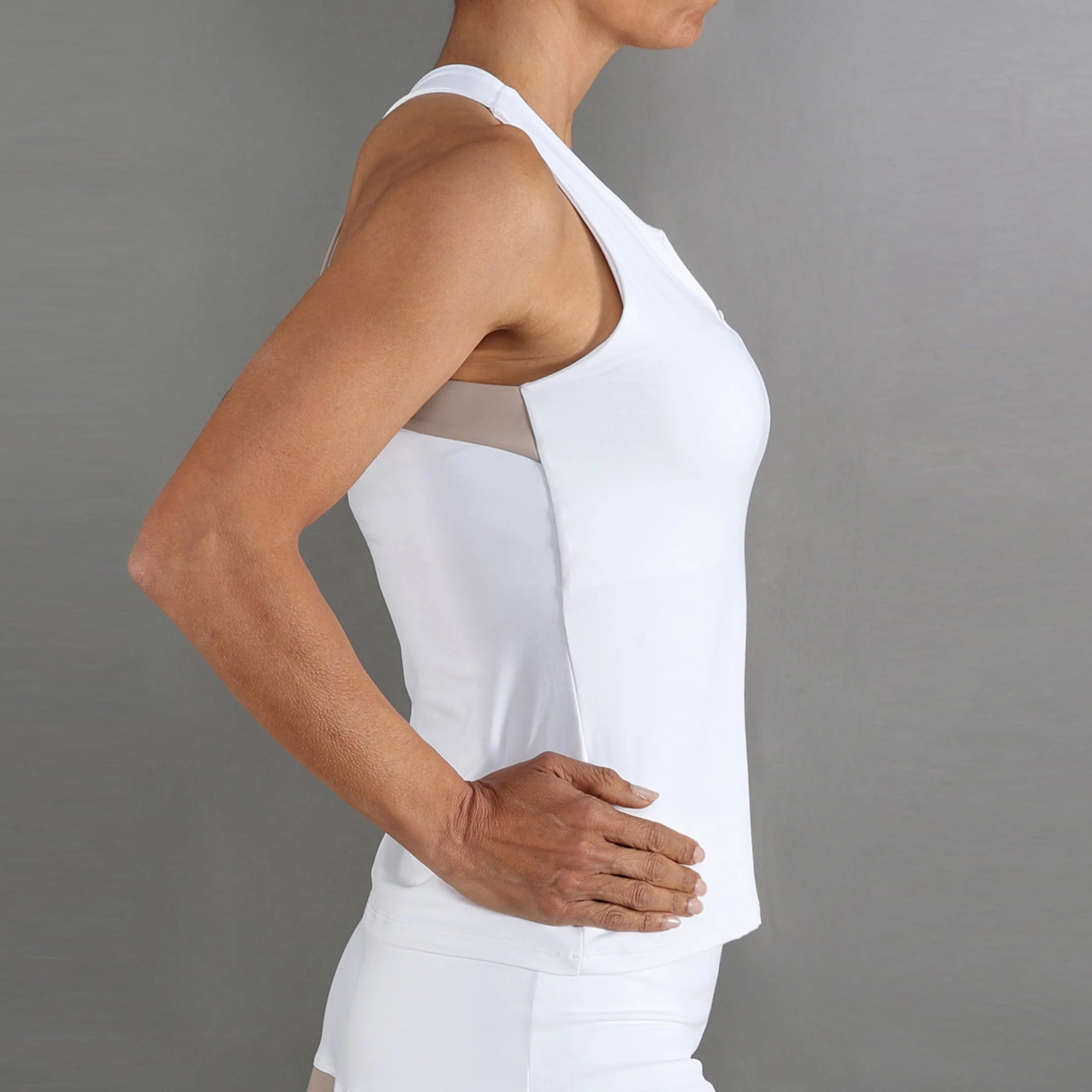 Bliss Linne Damer-vit, beige - Image 3