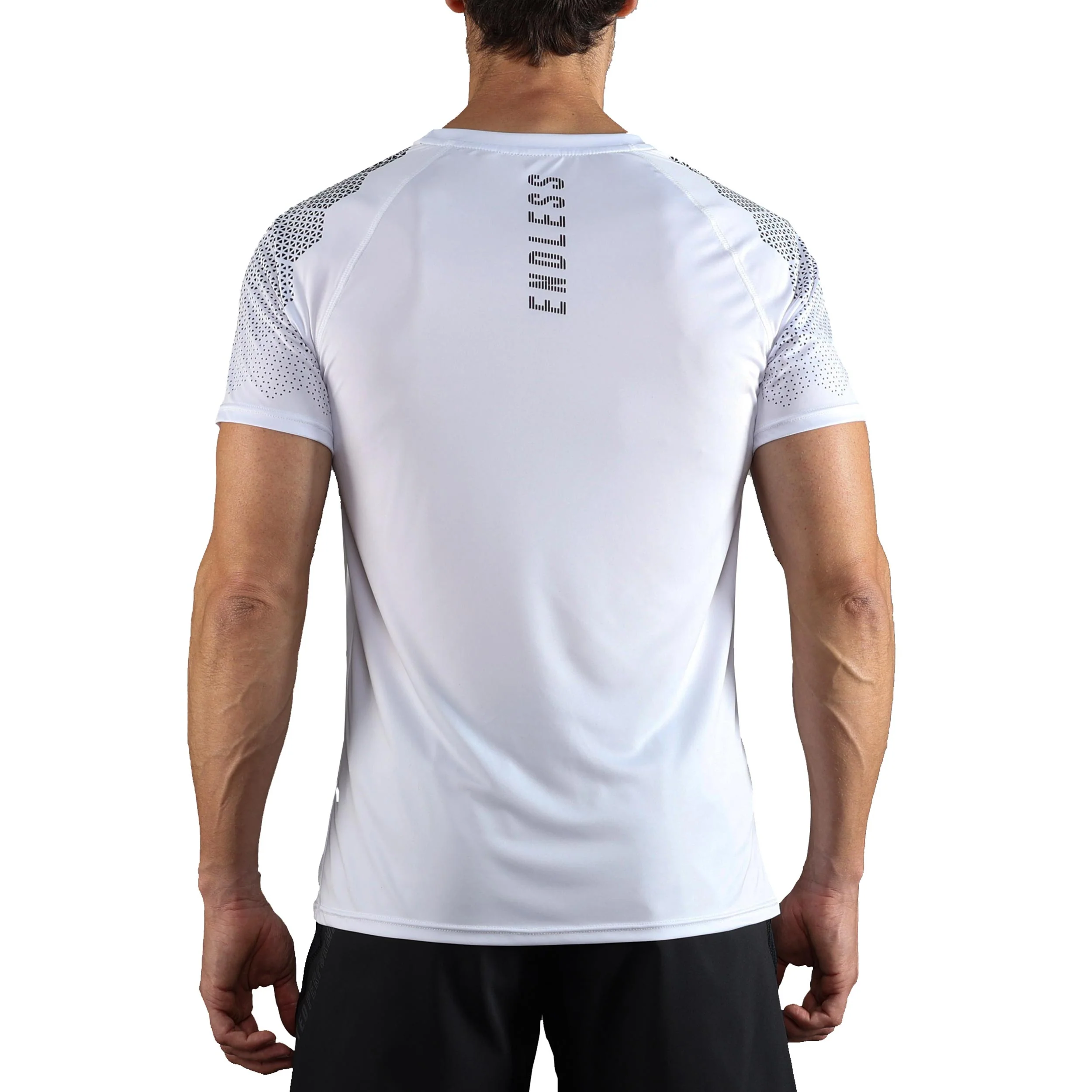 Feisty Hexagon T-shirt Herrar-Vit - Image 2