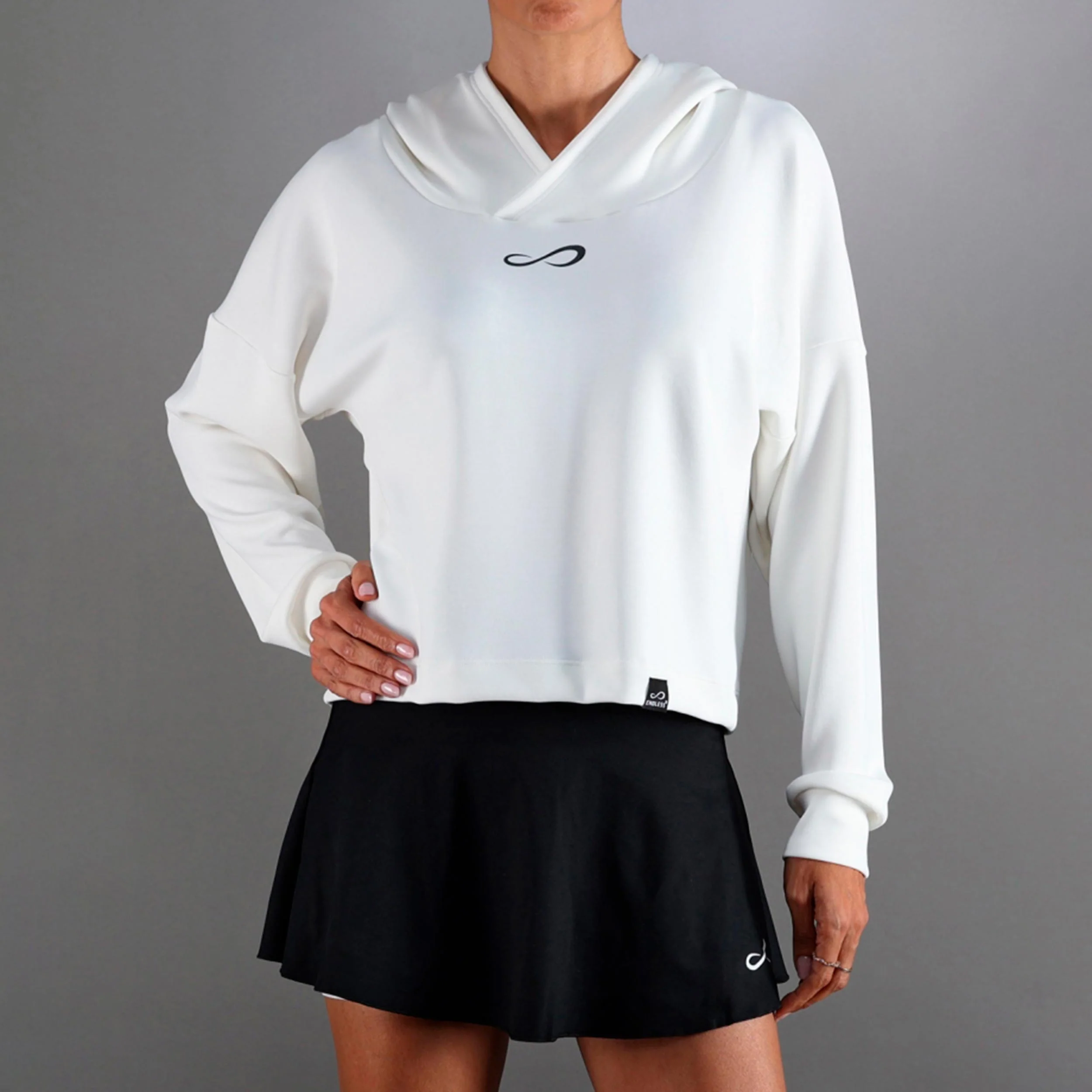 Hypersoft Huvtröja Damer-vit - Image 3