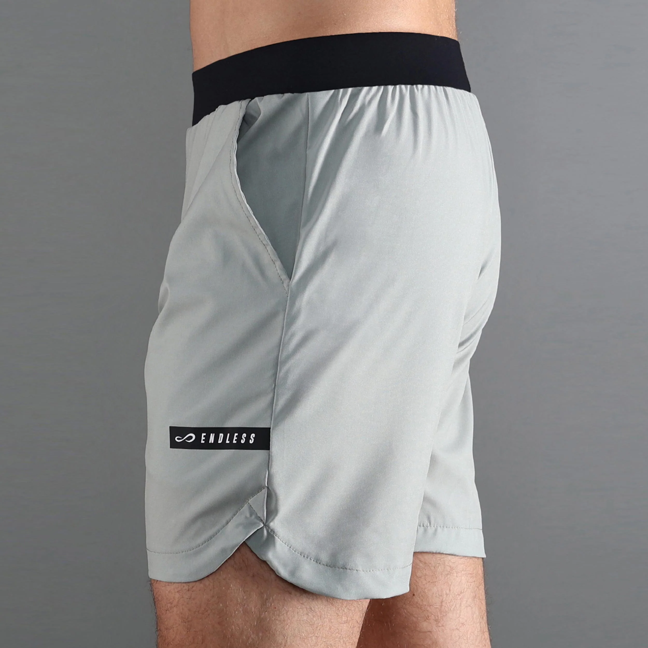 Swift Shorts Herrar-ljusgrå - Image 3