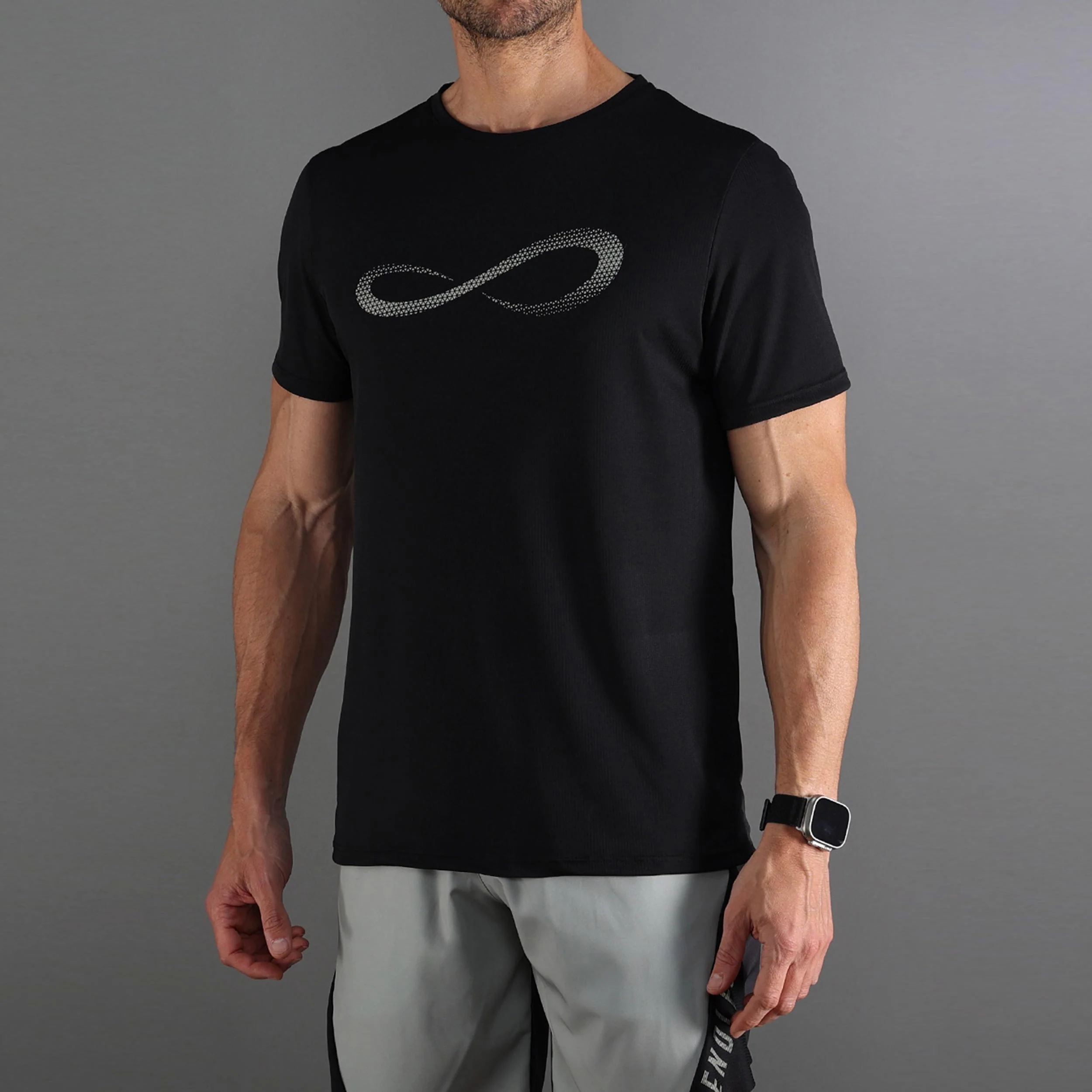 Unlimited Diamond II T-shirt Herrar-svart, ljusgrå