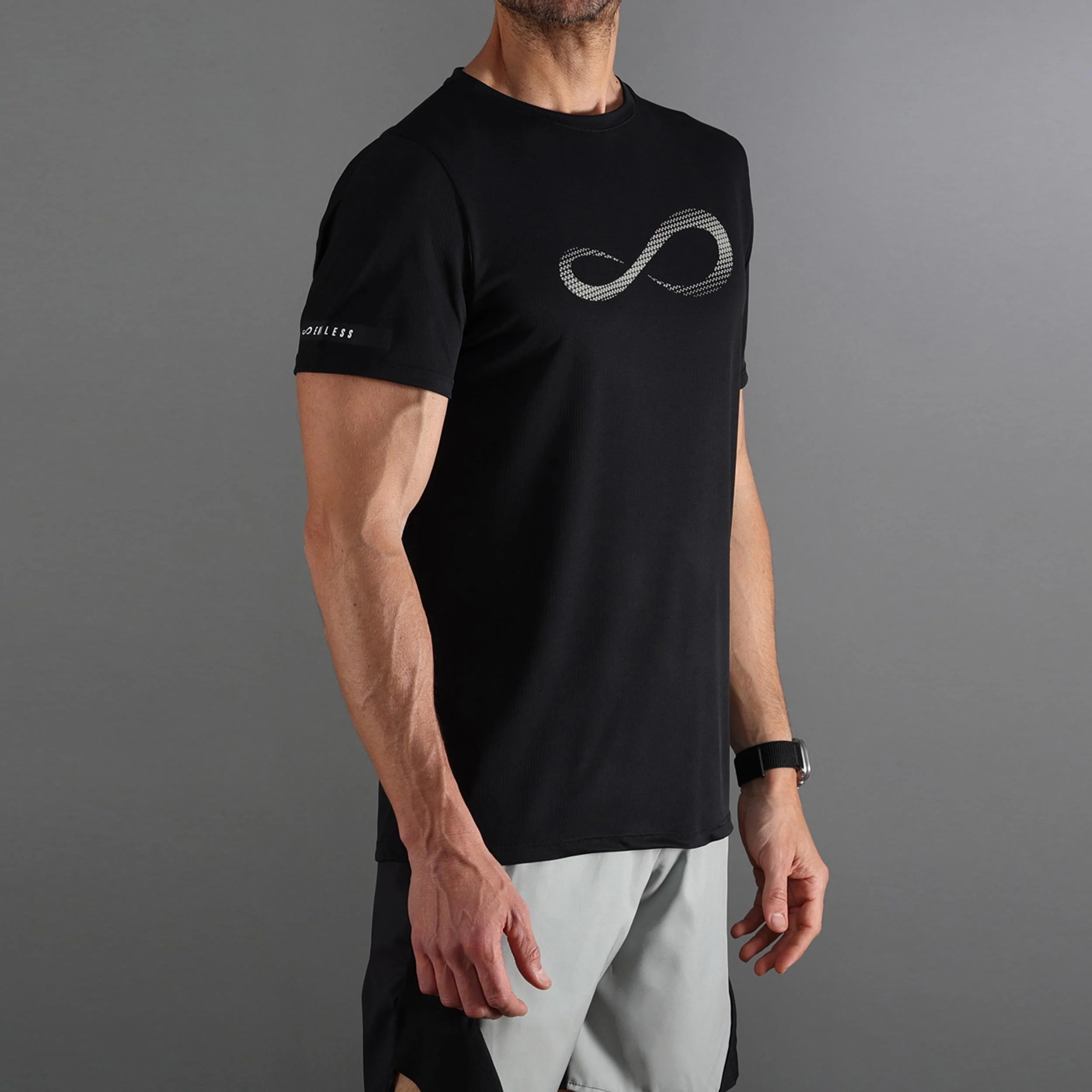 Unlimited Diamond II T-shirt Herrar-svart, ljusgrå - Image 3