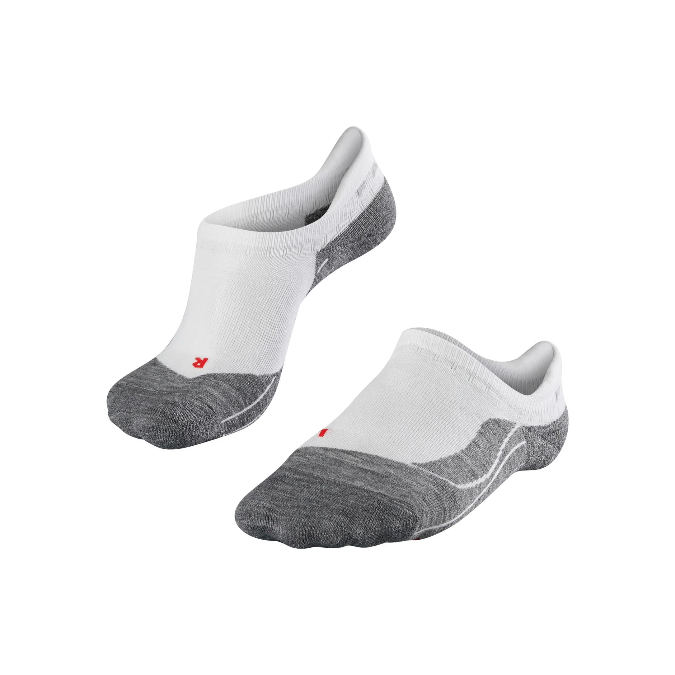 RU4 Endurance Invisible Löparsockor Damer - vit, grå