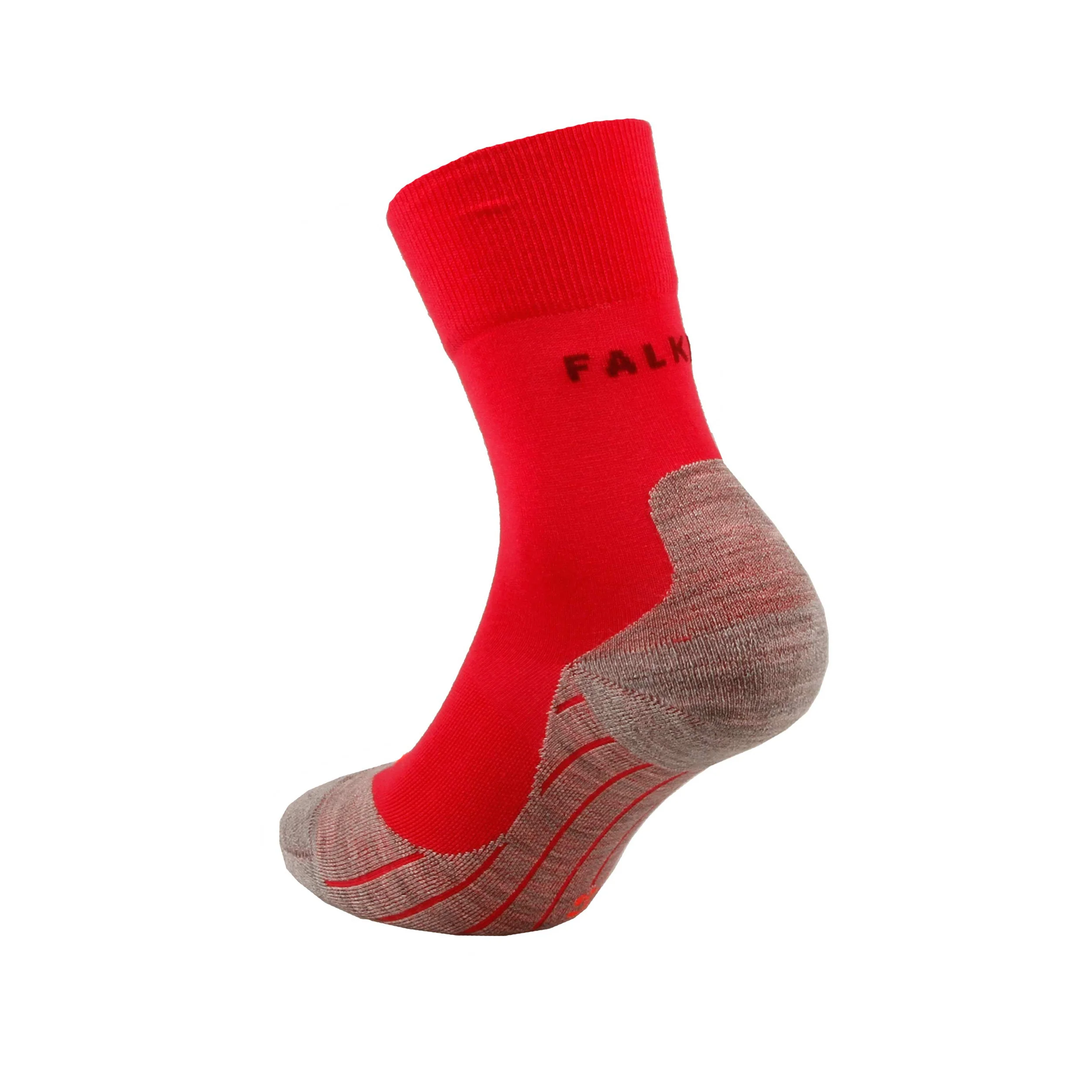 RU4 Endurance Löparsockor Damer-röd, grå - Image 2
