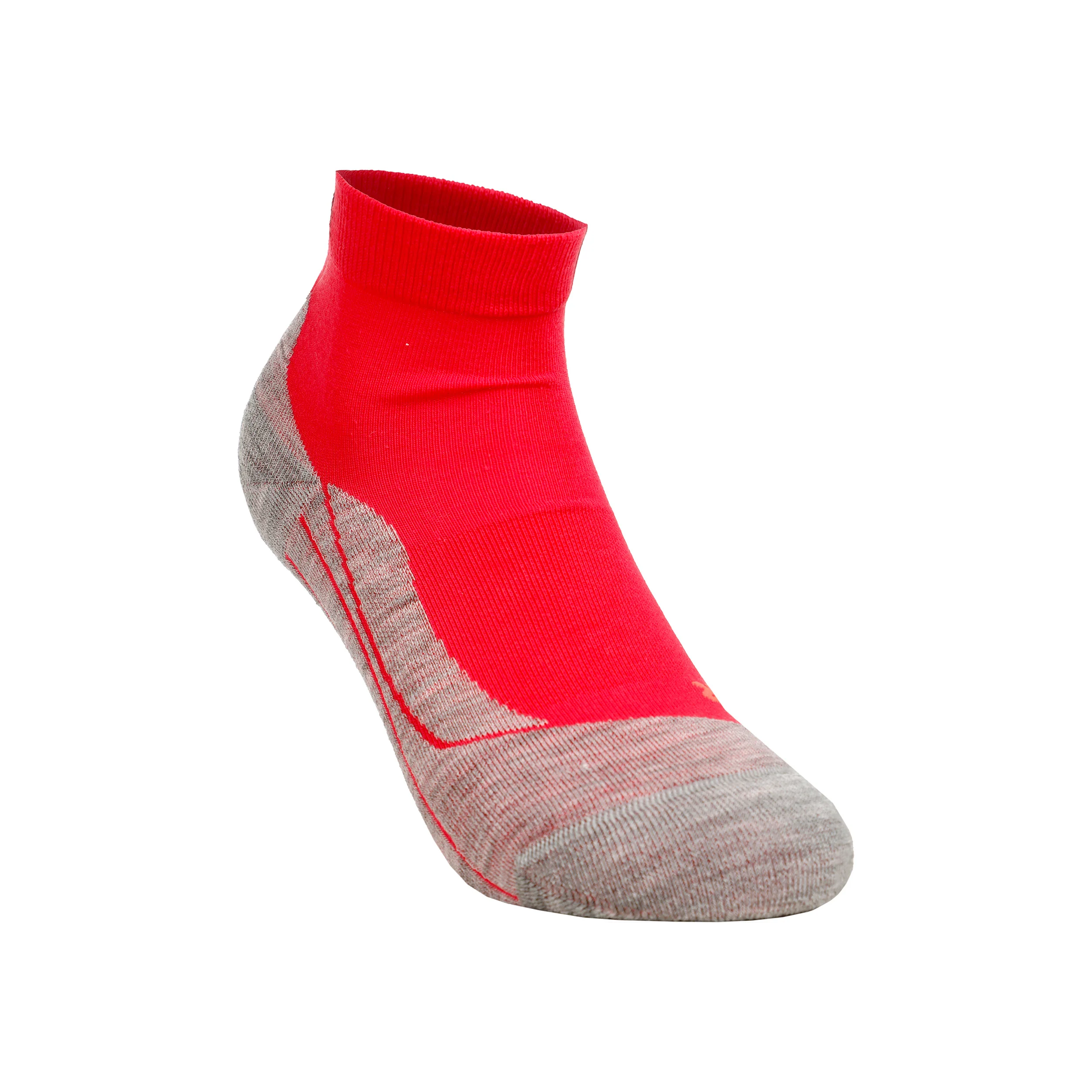 RU4 Endurance  Löparsockor Damer-röd, ljusgrå