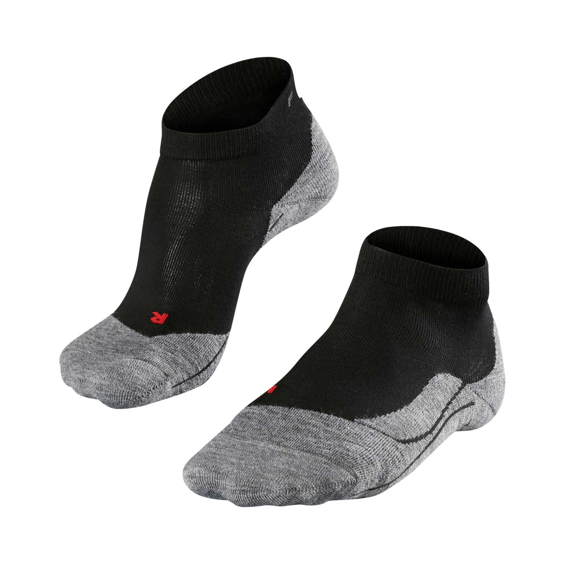 RU4 Endurance Löparsockor Damer-svart, grå