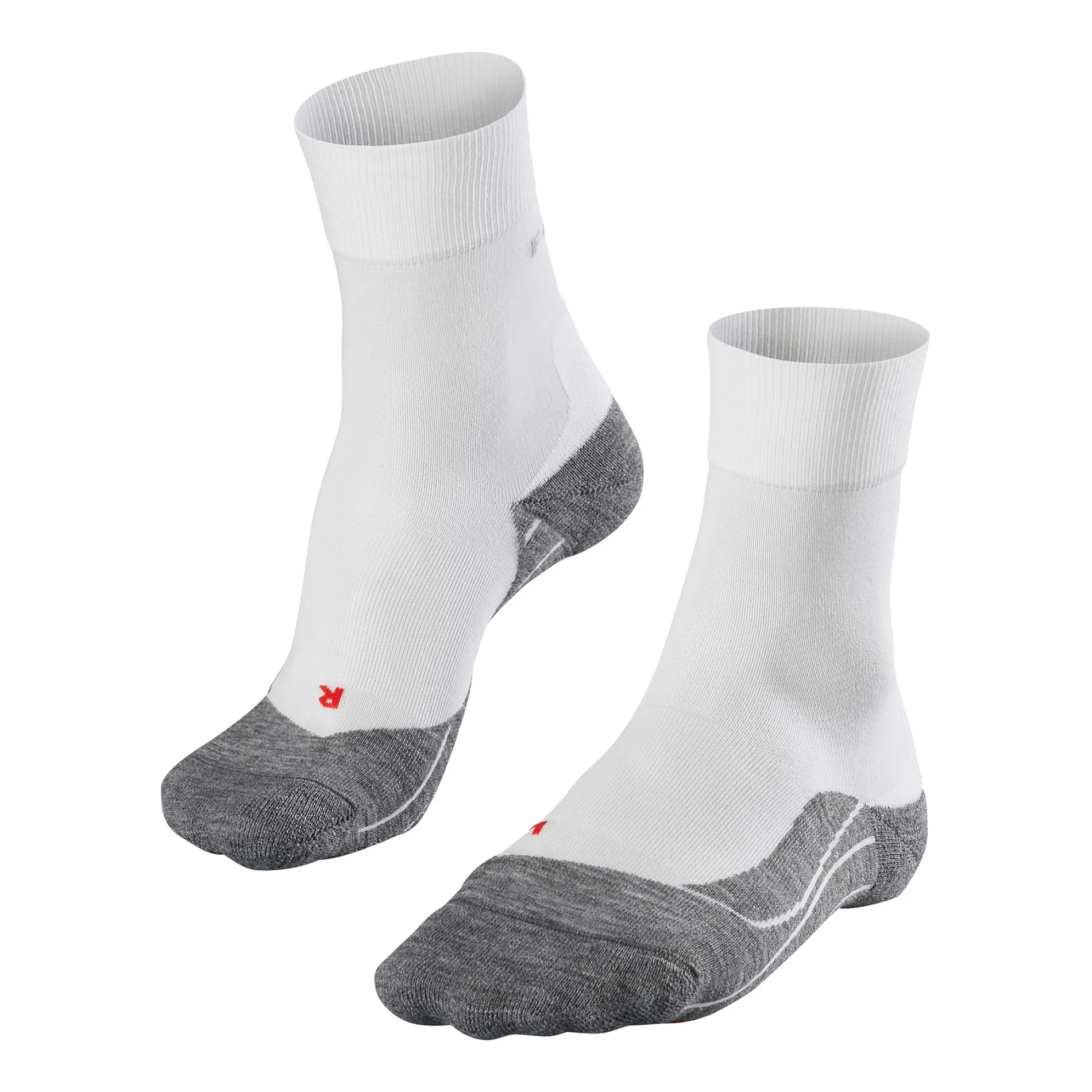 RU4 Endurance Löparsockor Damer-vit, grå