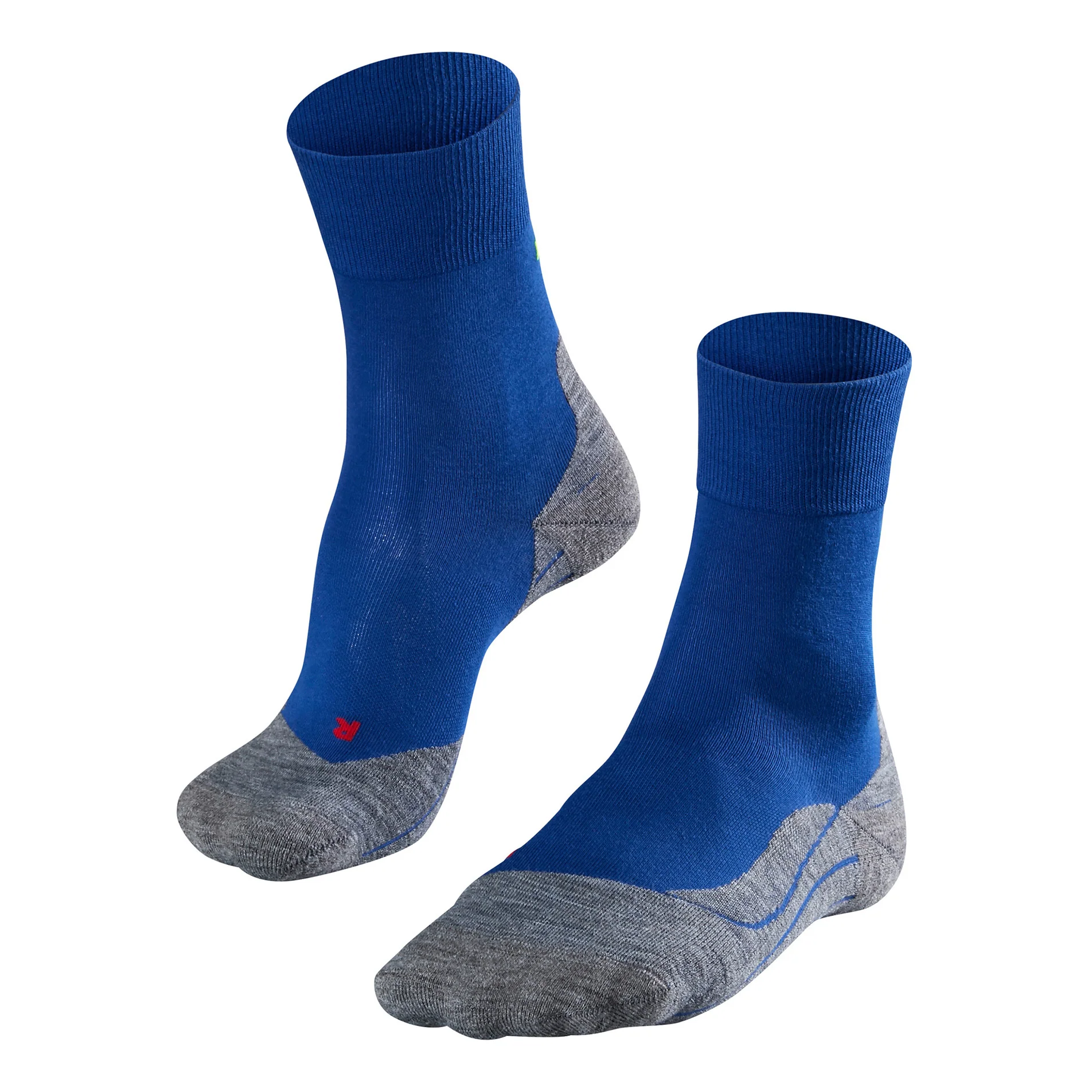RU4 Endurance Löparsockor Herrar-blå, grå