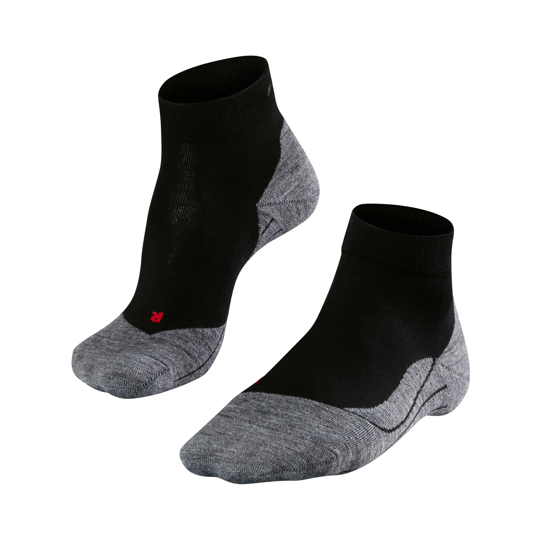 RU4 Endurance Löparsockor Herrar - svart, grå
