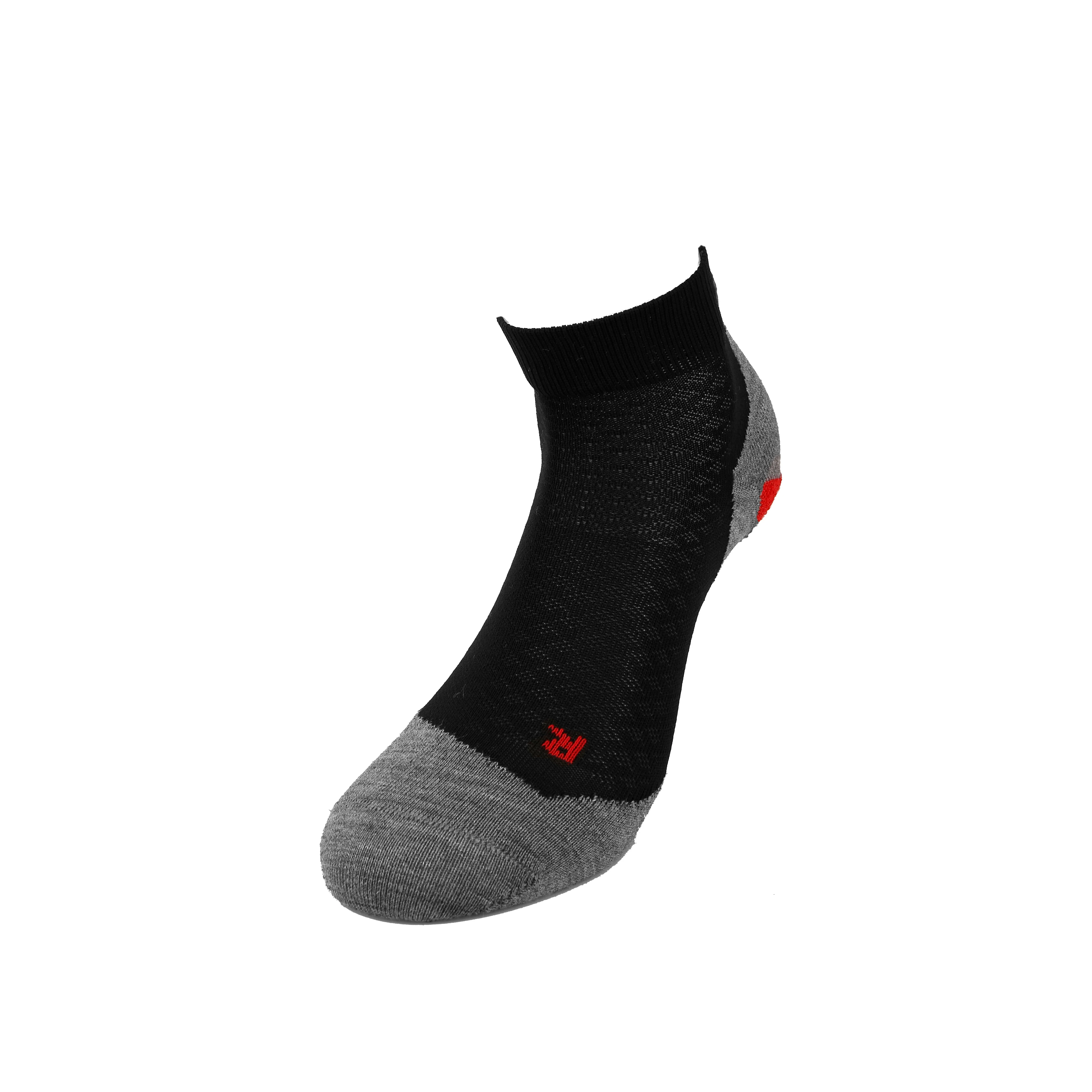 RU5 Lightweight Löparsockor Damer-Svart,Ljusgrå