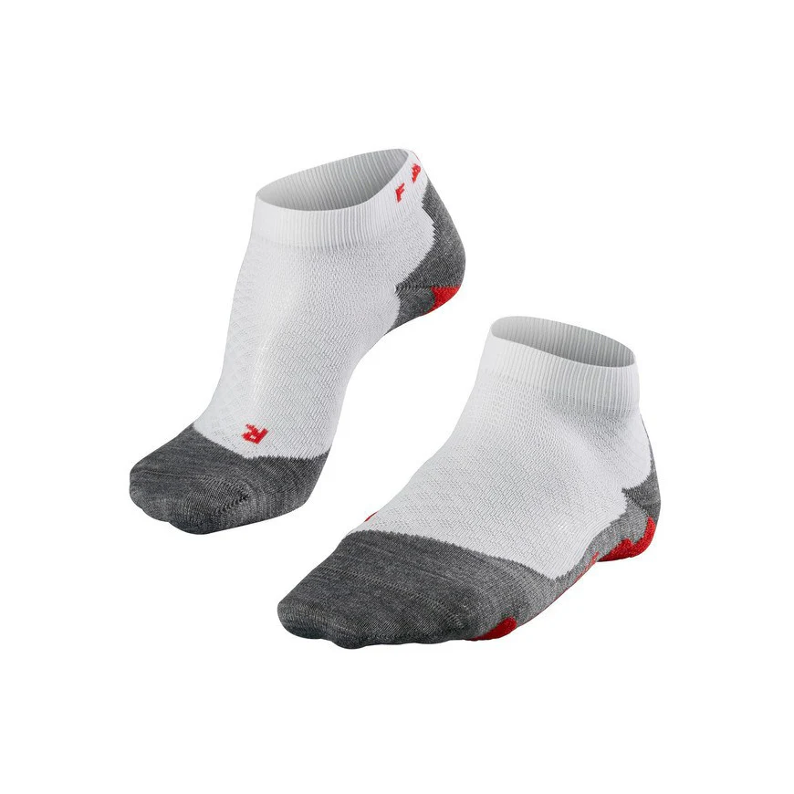 RU5 Race Short Löparsockor Damer-Vit,Grå
