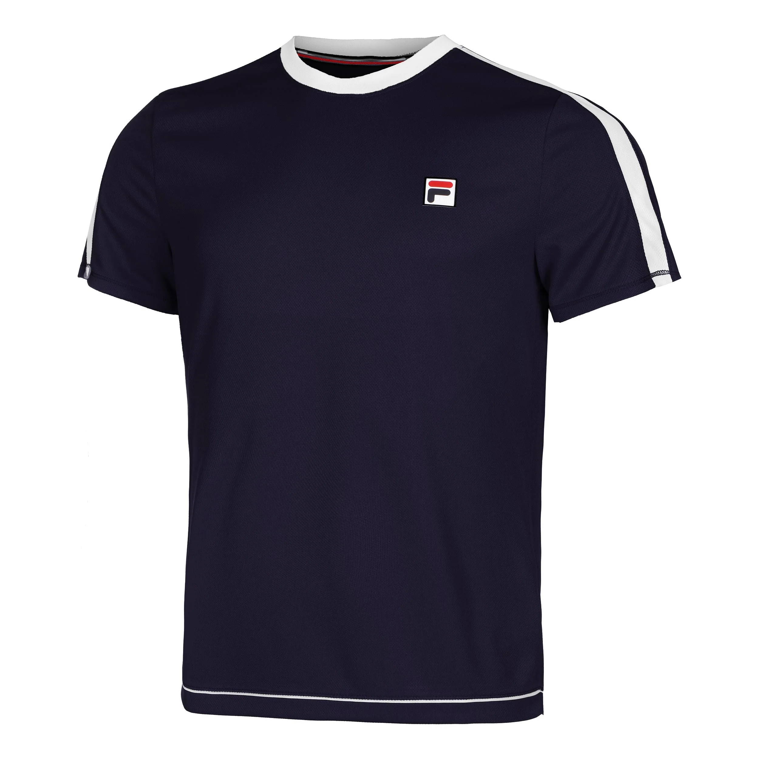 Elias T-shirt Herrar-Mörkblå,Vit