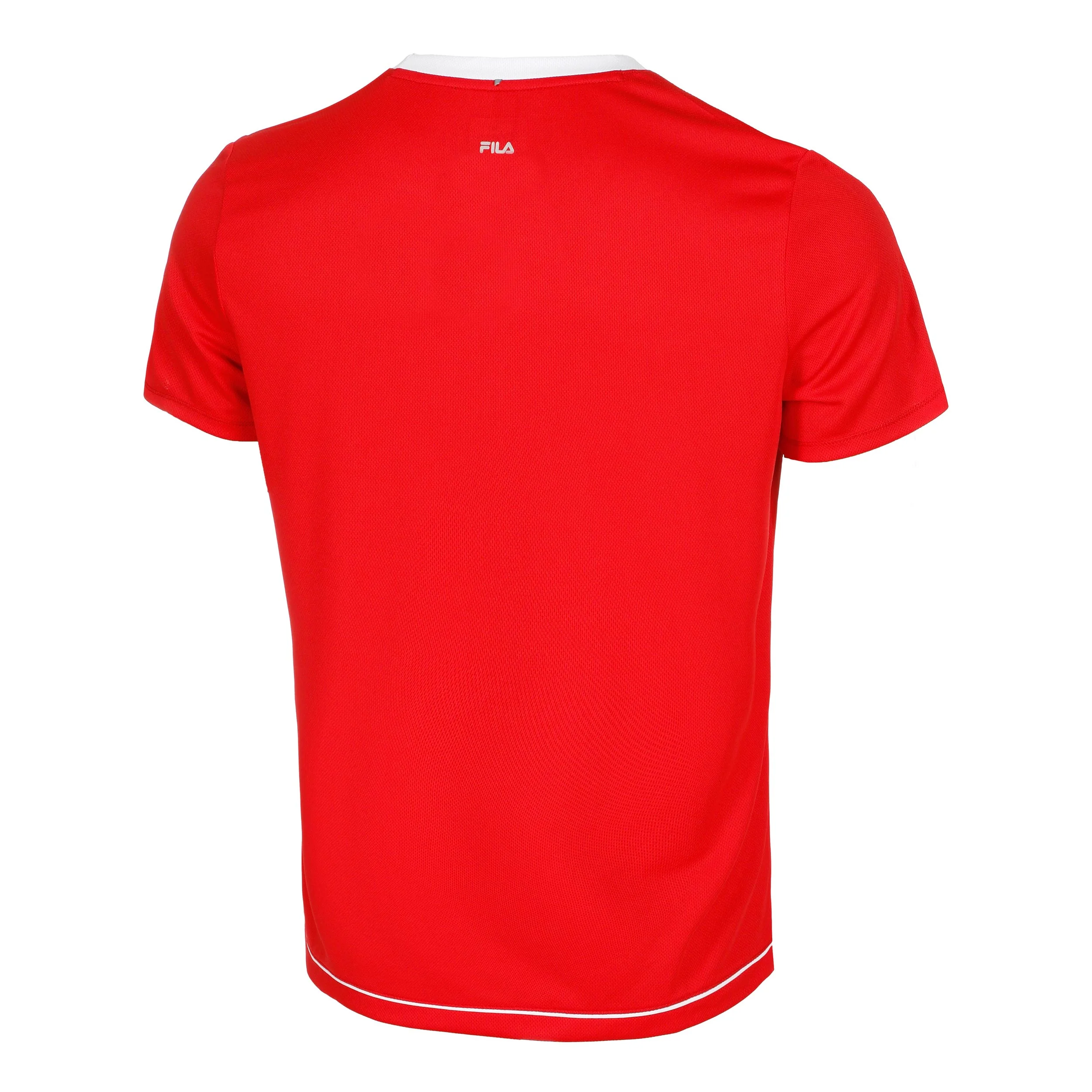 Elias T-shirt Herrar-Röd,Vit - Image 2