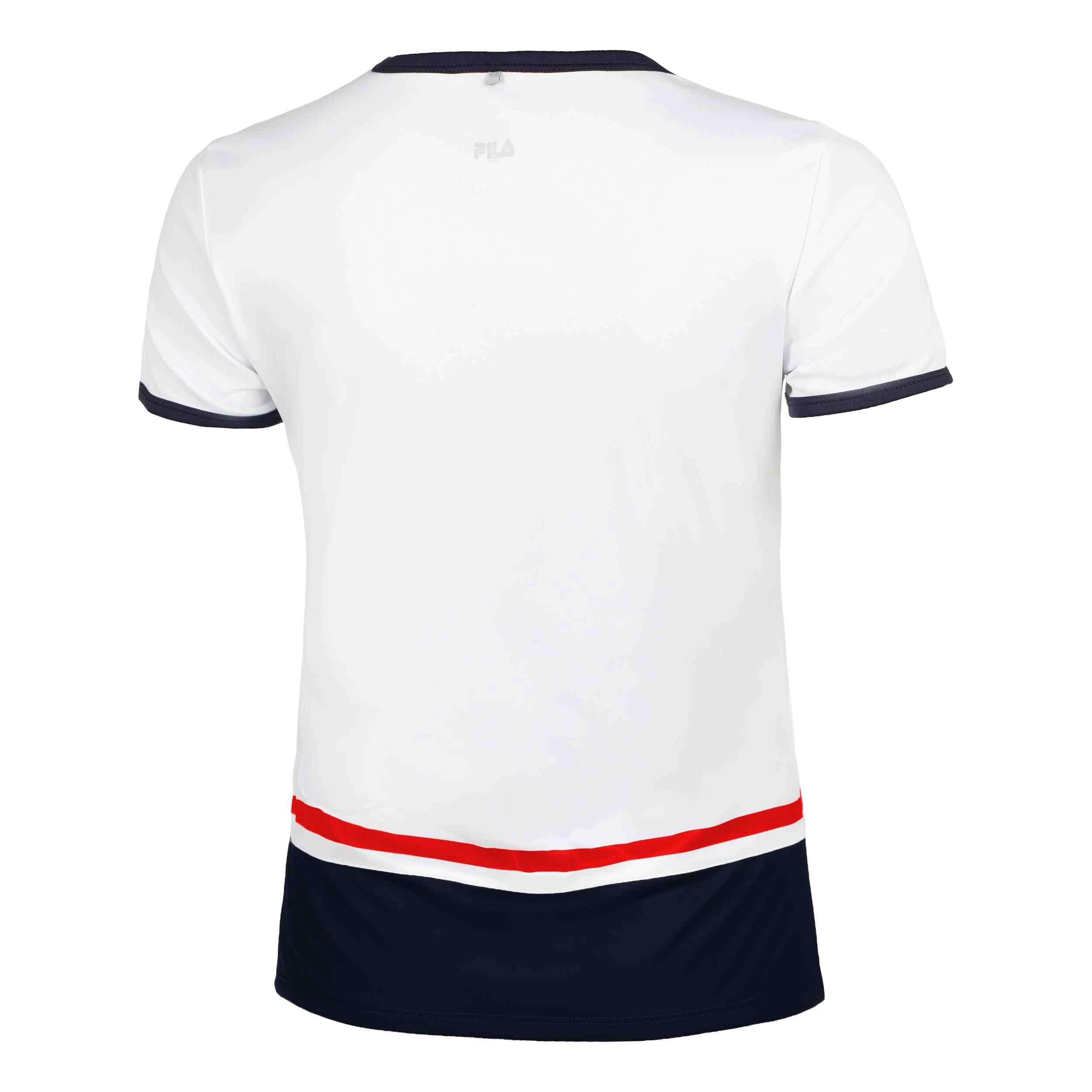 Elisabeth T-shirt Damer-Vit,Mörkblå - Image 2