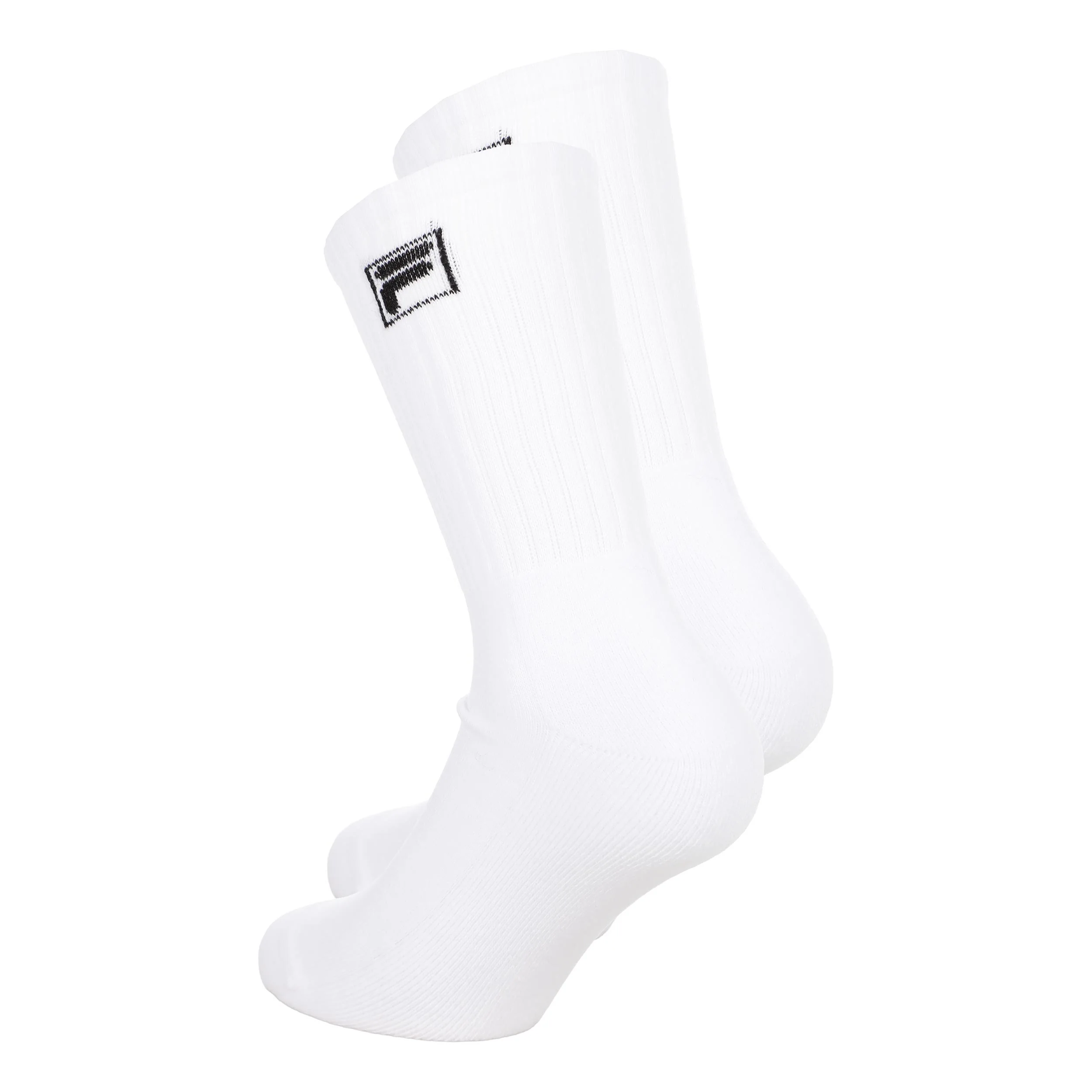 F-BOX PREMIUM CREW 2P Tennisstrumpor Unisex-vit - Image 2