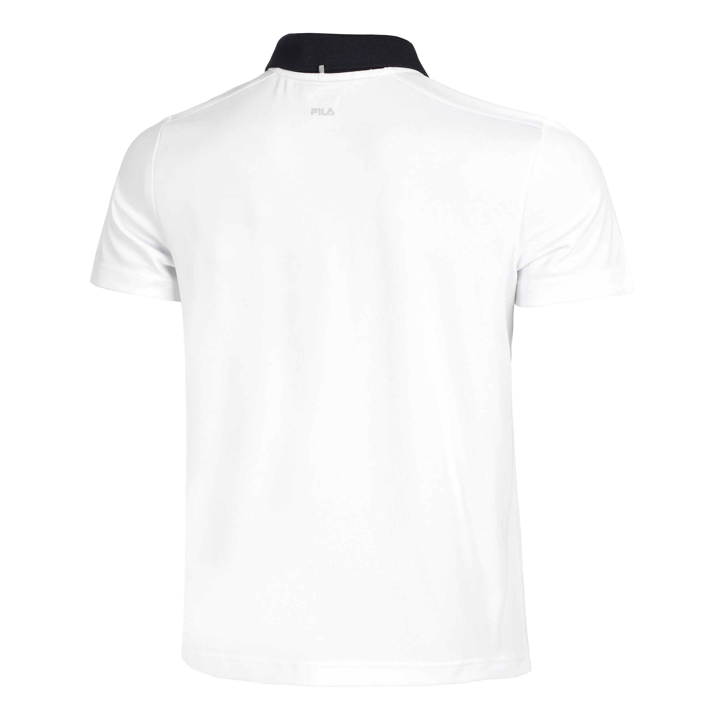 Jayden Polo Herrar-Vit,Röd - Image 2
