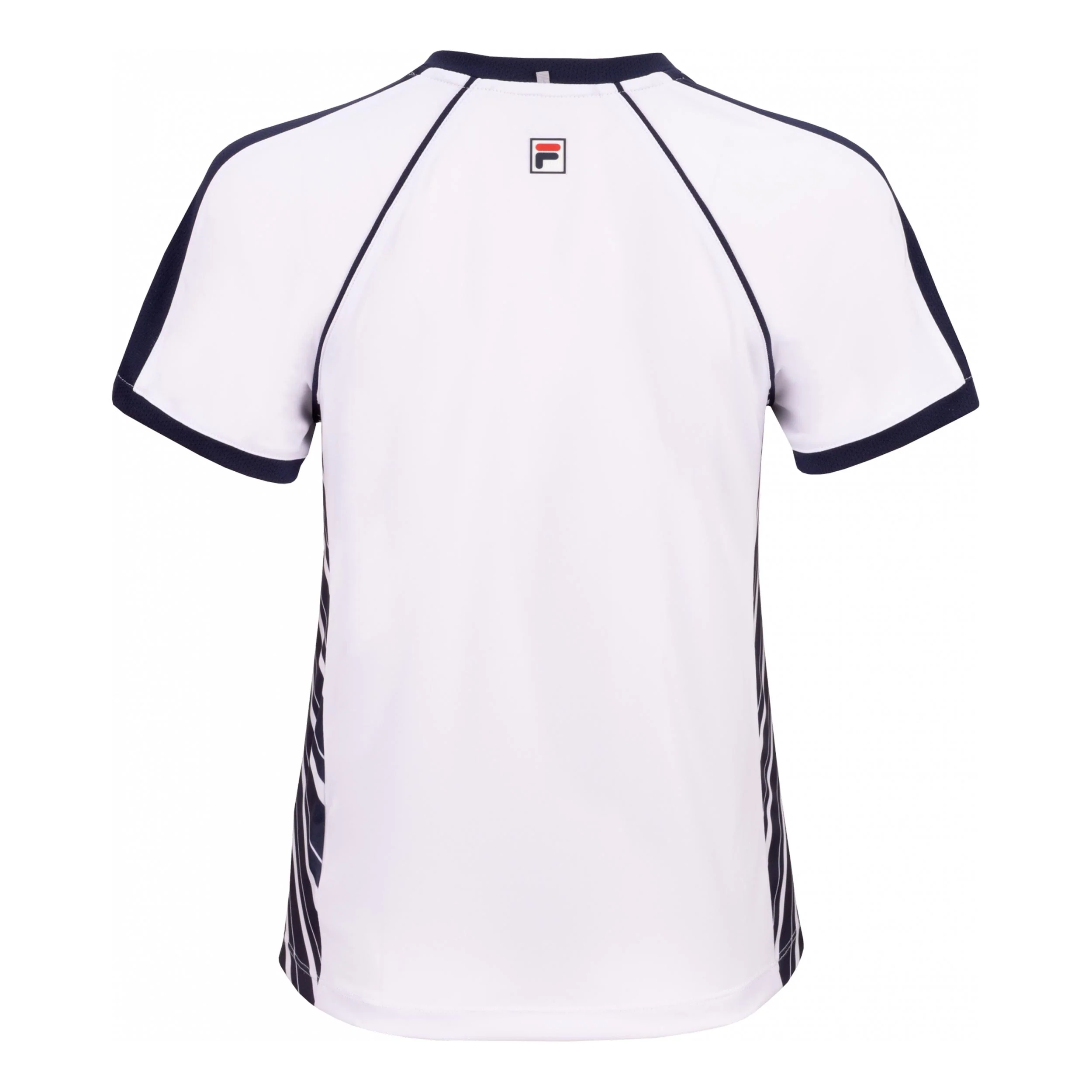 Josefine T-shirt Damer-vit, mörkblå - Image 2