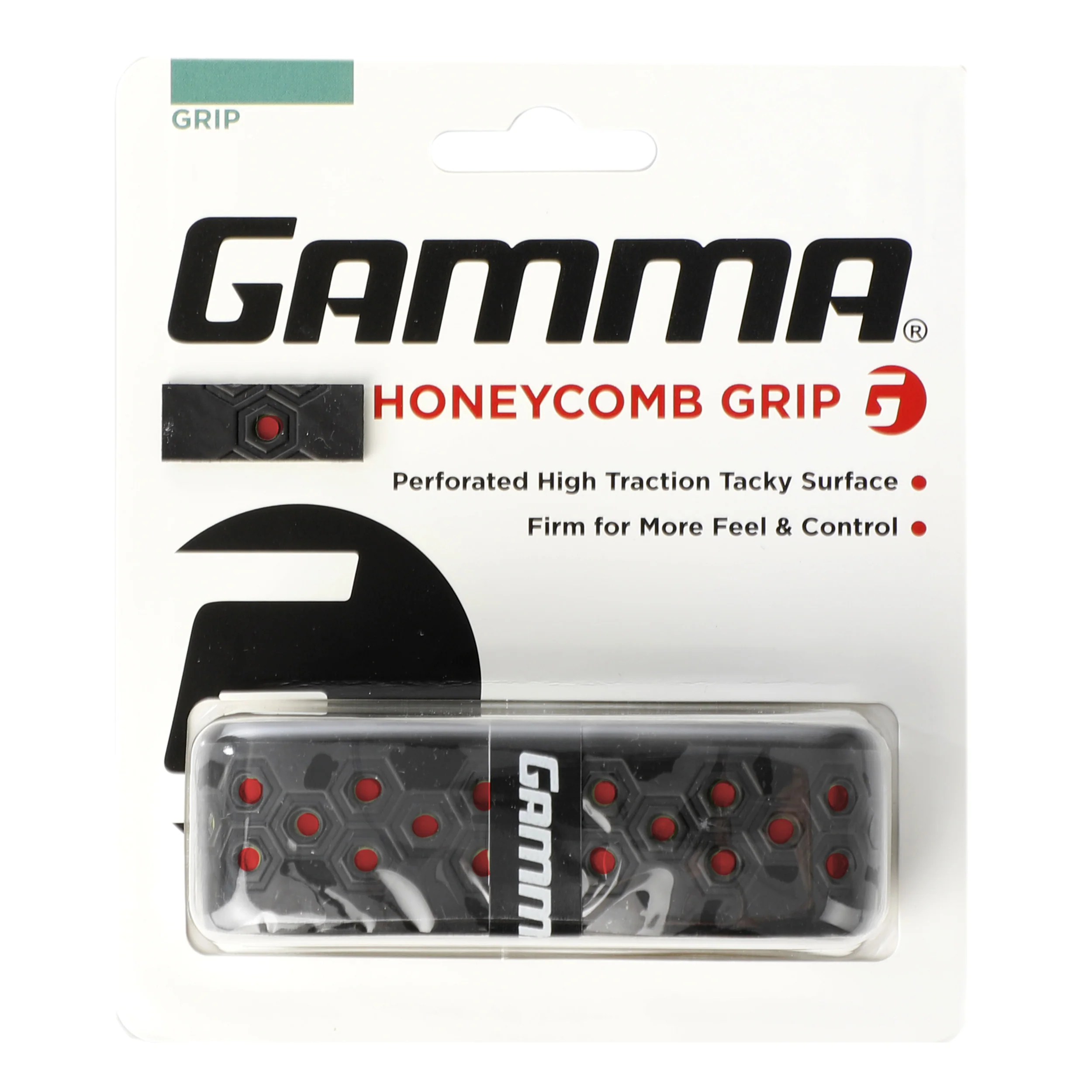 Honeycomb Cushion Grip Enpack-Svart,Röd