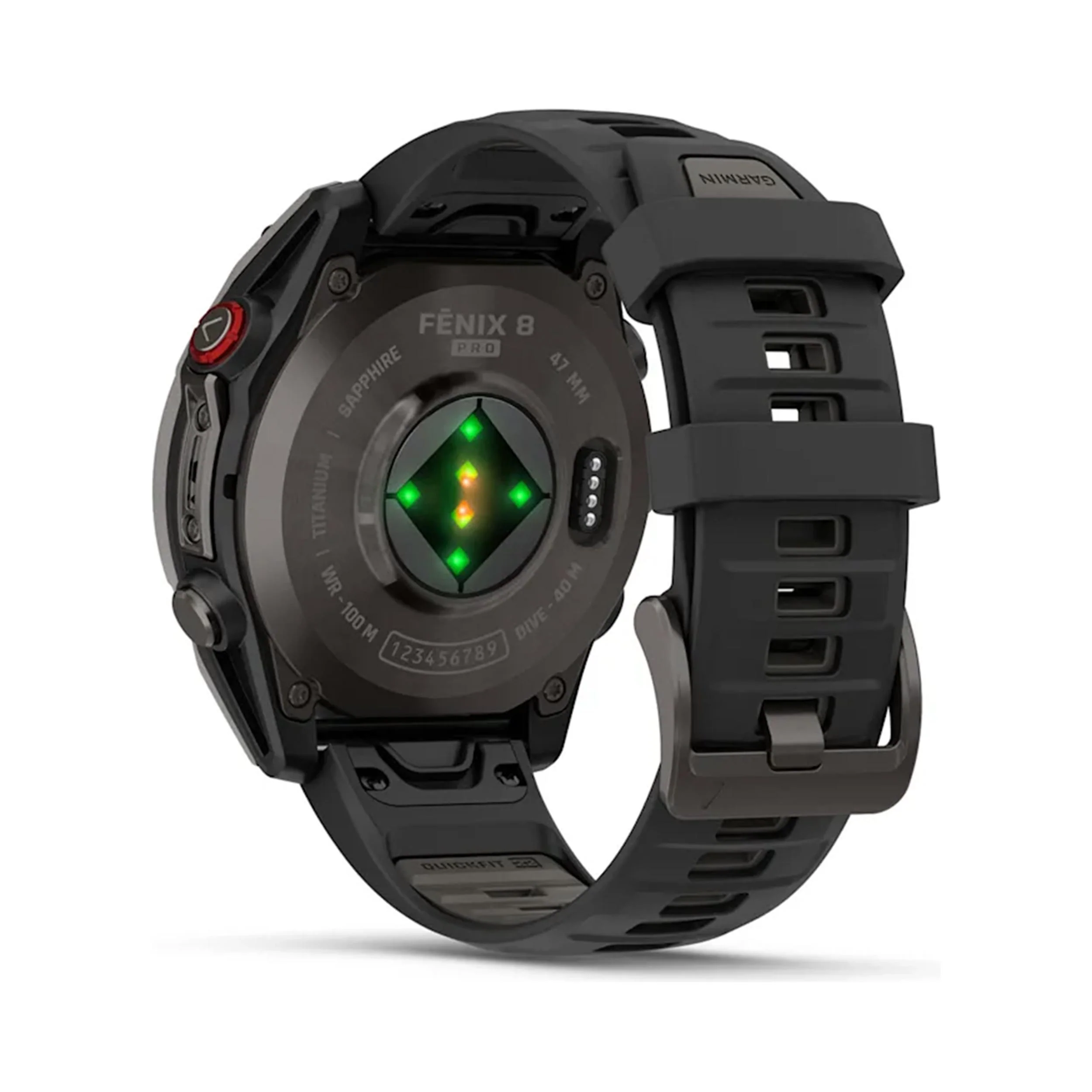 fenix 8 Pro - 47 mm AMOLED Pulsklocka -svart,grå - Image 2