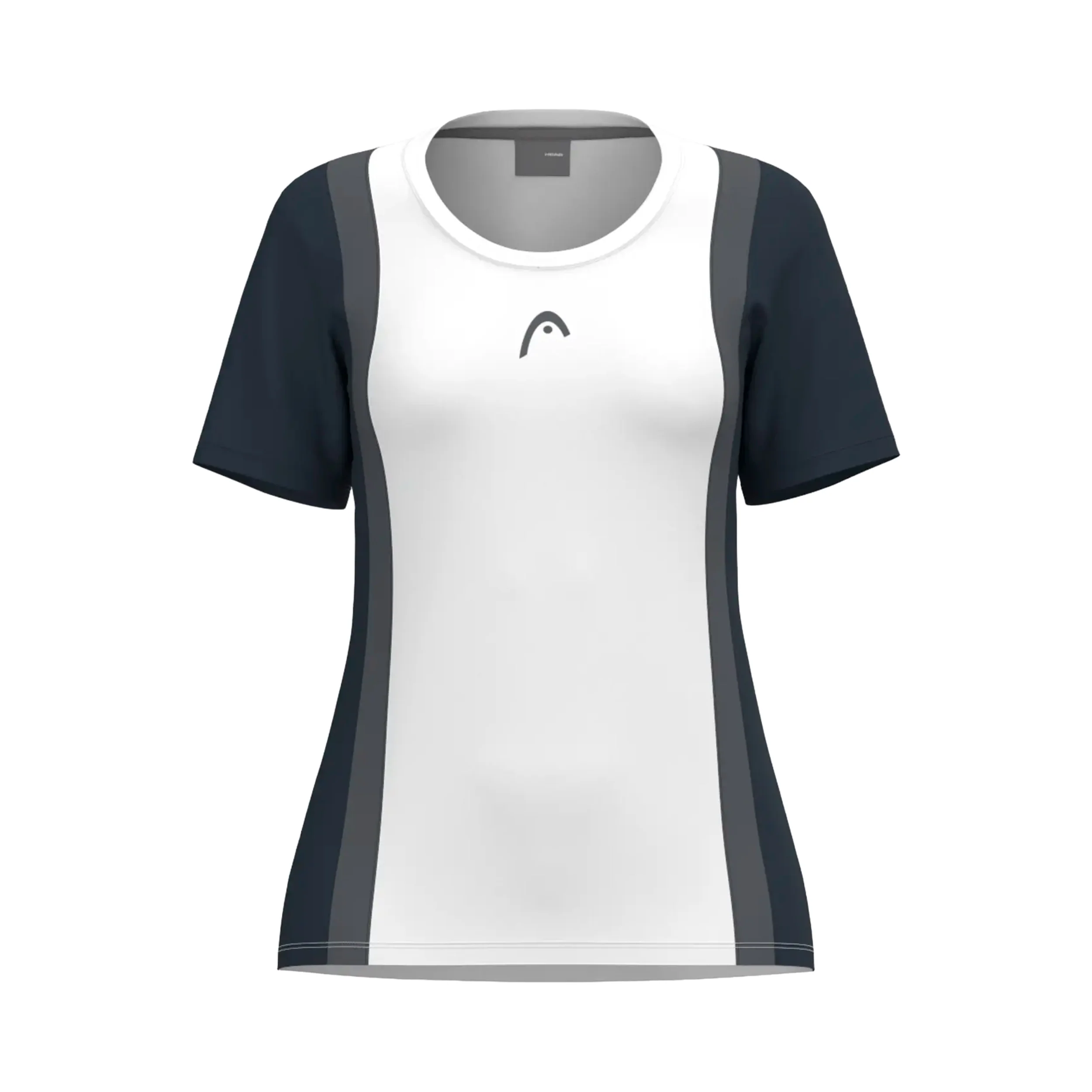 Club 25 Tech T-shirt Flickor - mörkblå, vit