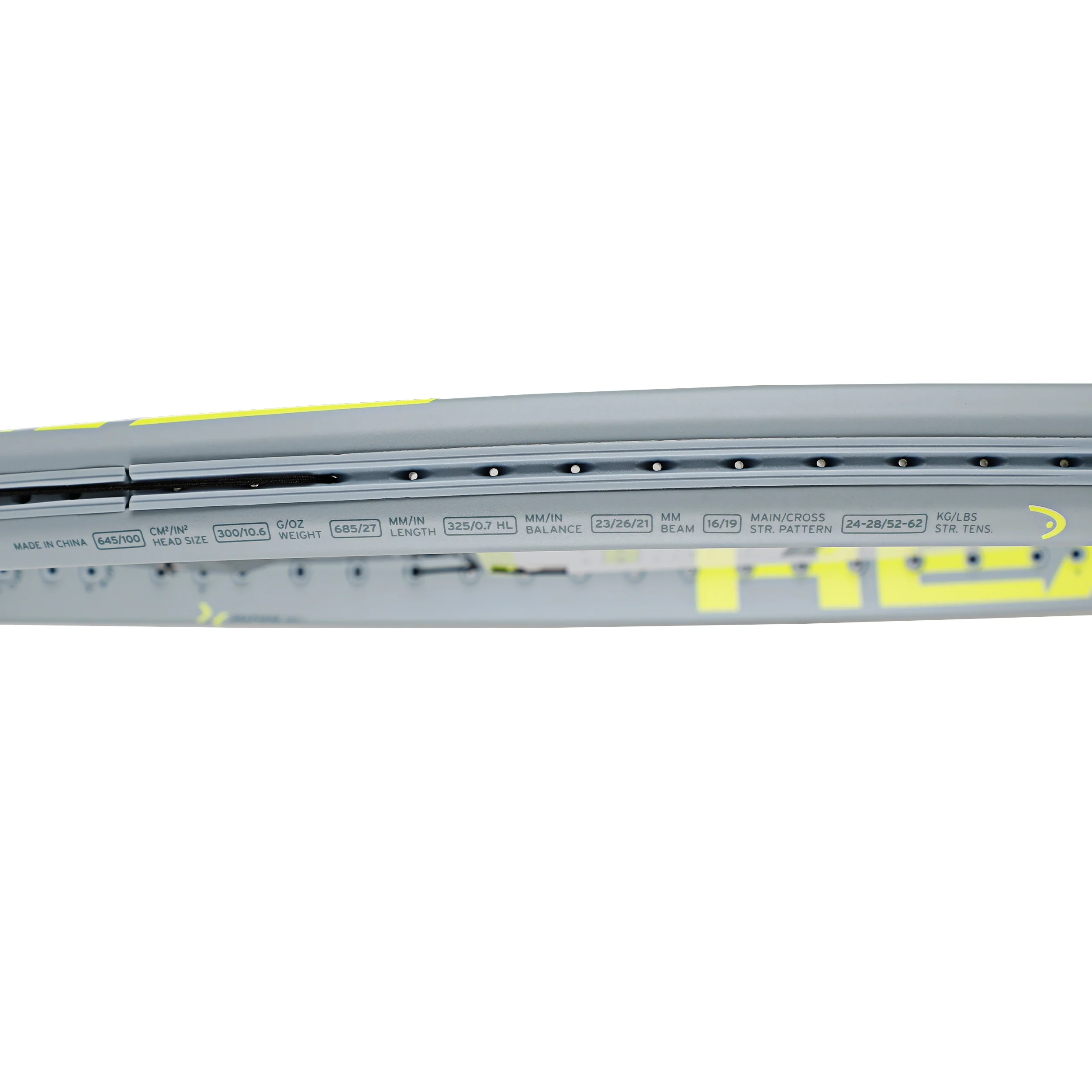 Graphene 360+ Extreme MP Tour racket strängad - Image 5