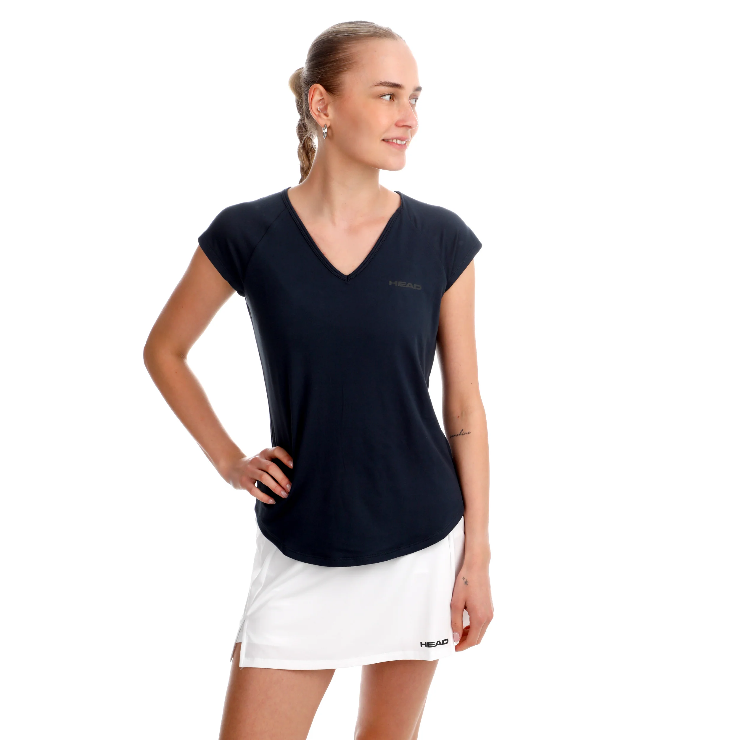 Janet T-shirt Damer-mörkblå - Image 5