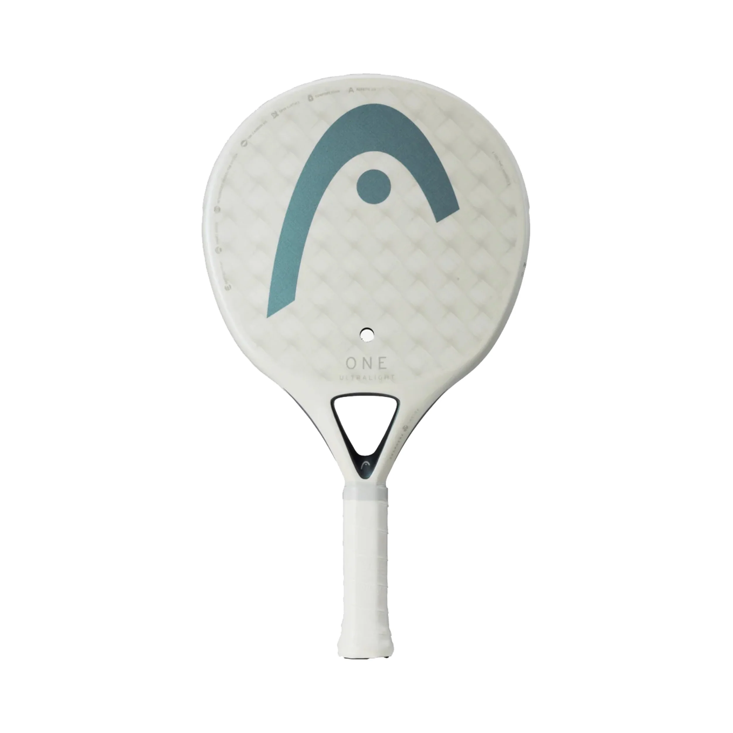 One Ultralight White Padelracket Testracketar