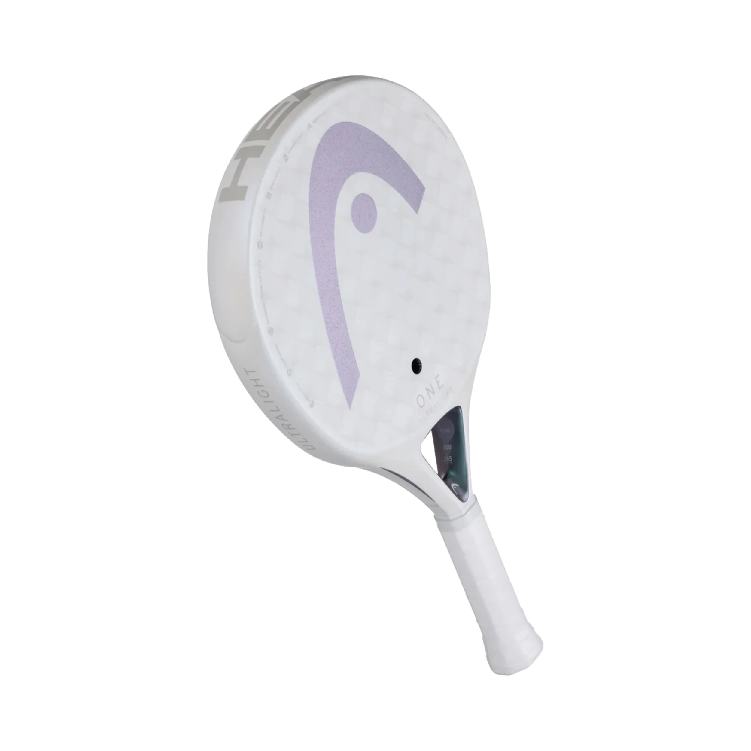 One Ultralight White Padelracket Testracketar - Image 3