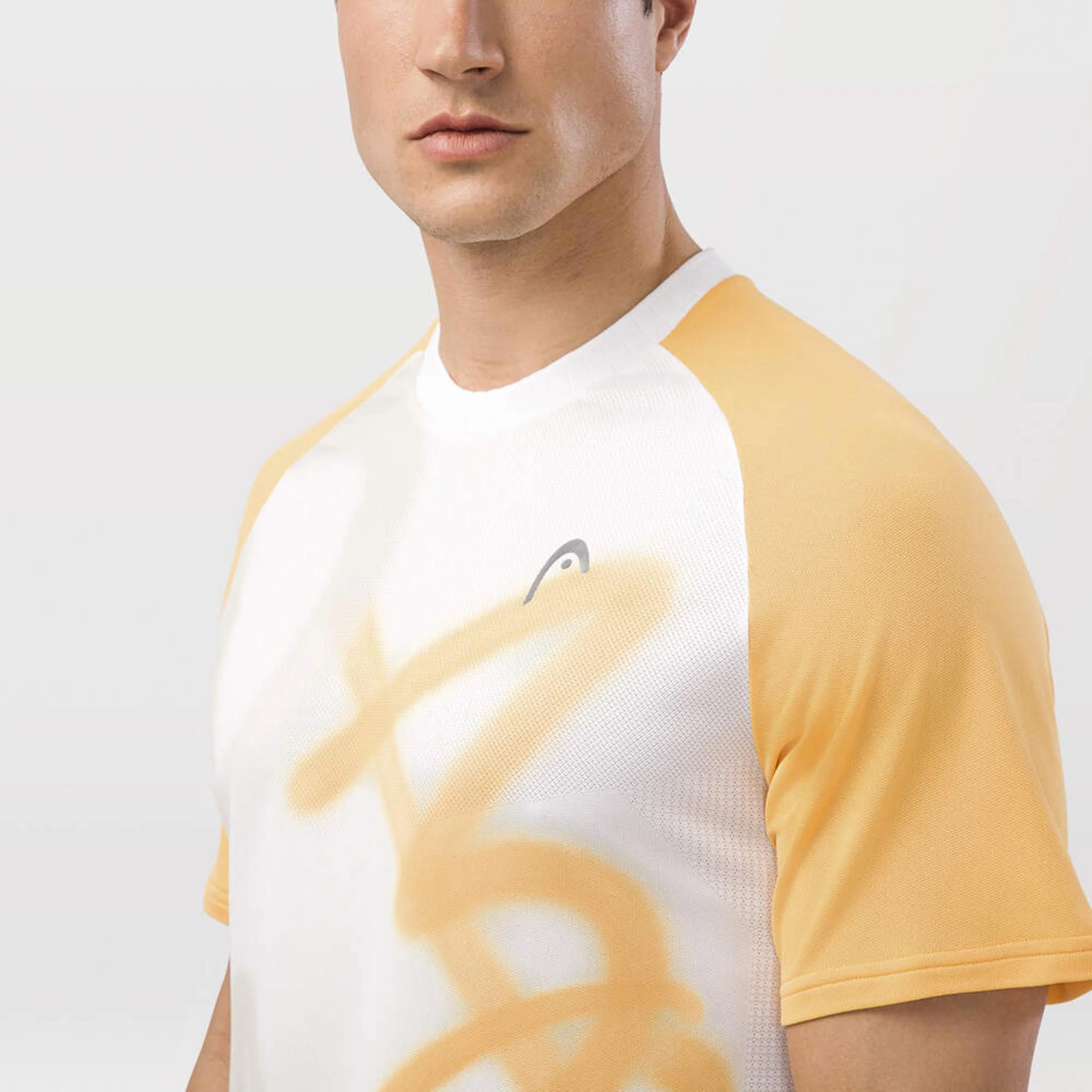 Performance Mc New York T-shirt Herrar-Vit,Guldgul - Image 3
