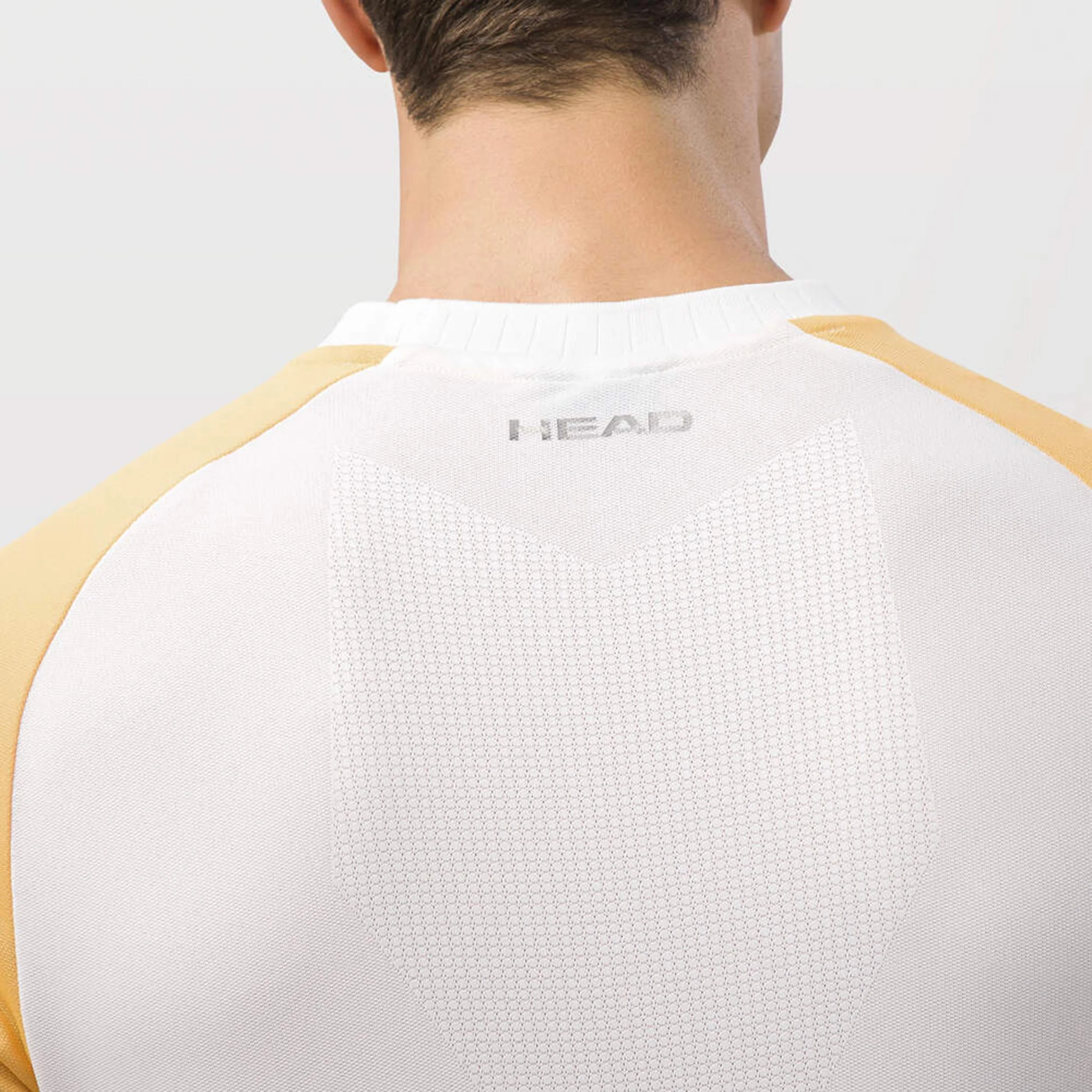 Performance Mc New York T-shirt Herrar-Vit,Guldgul - Image 4