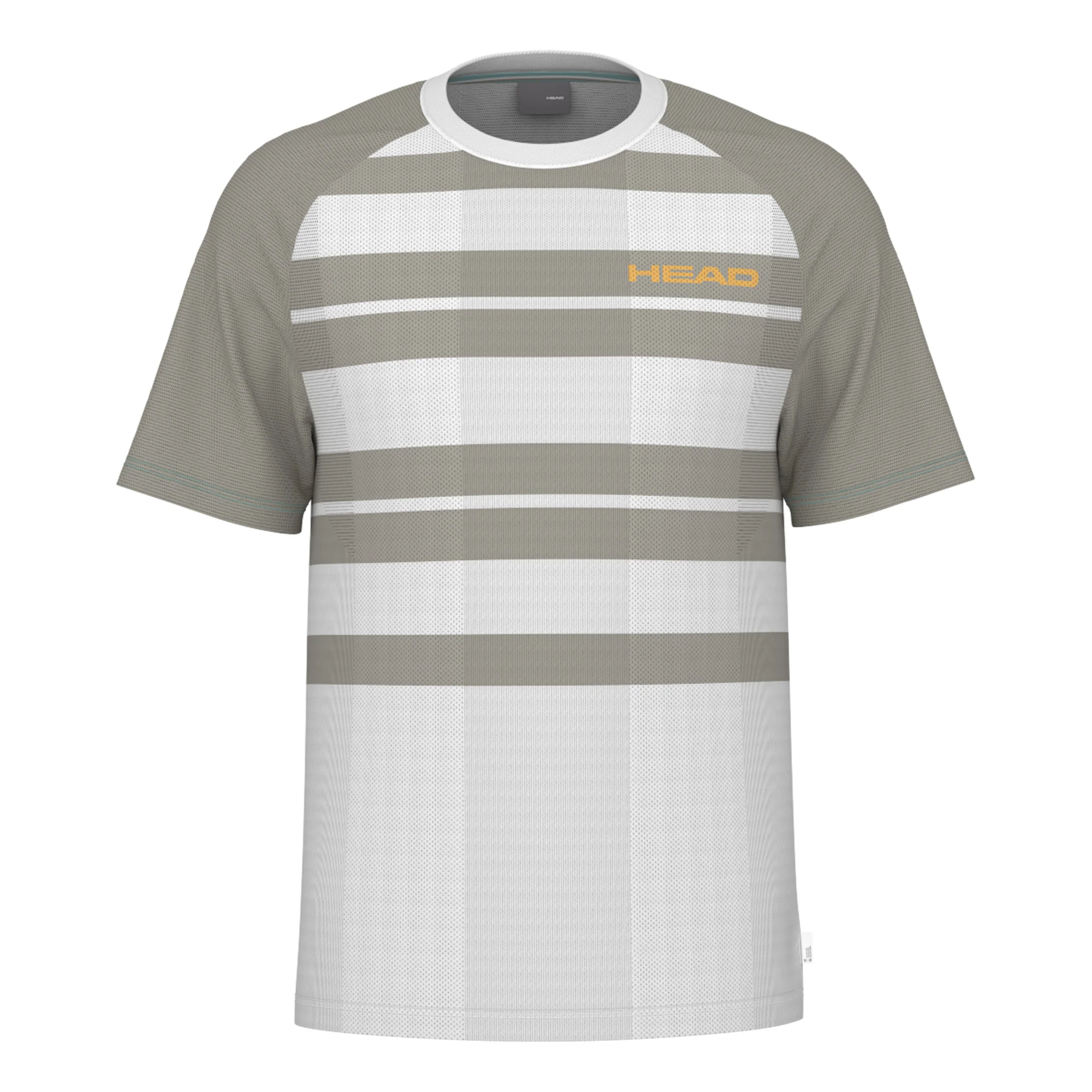 Performance T-shirt Herrar-Vit,Beige