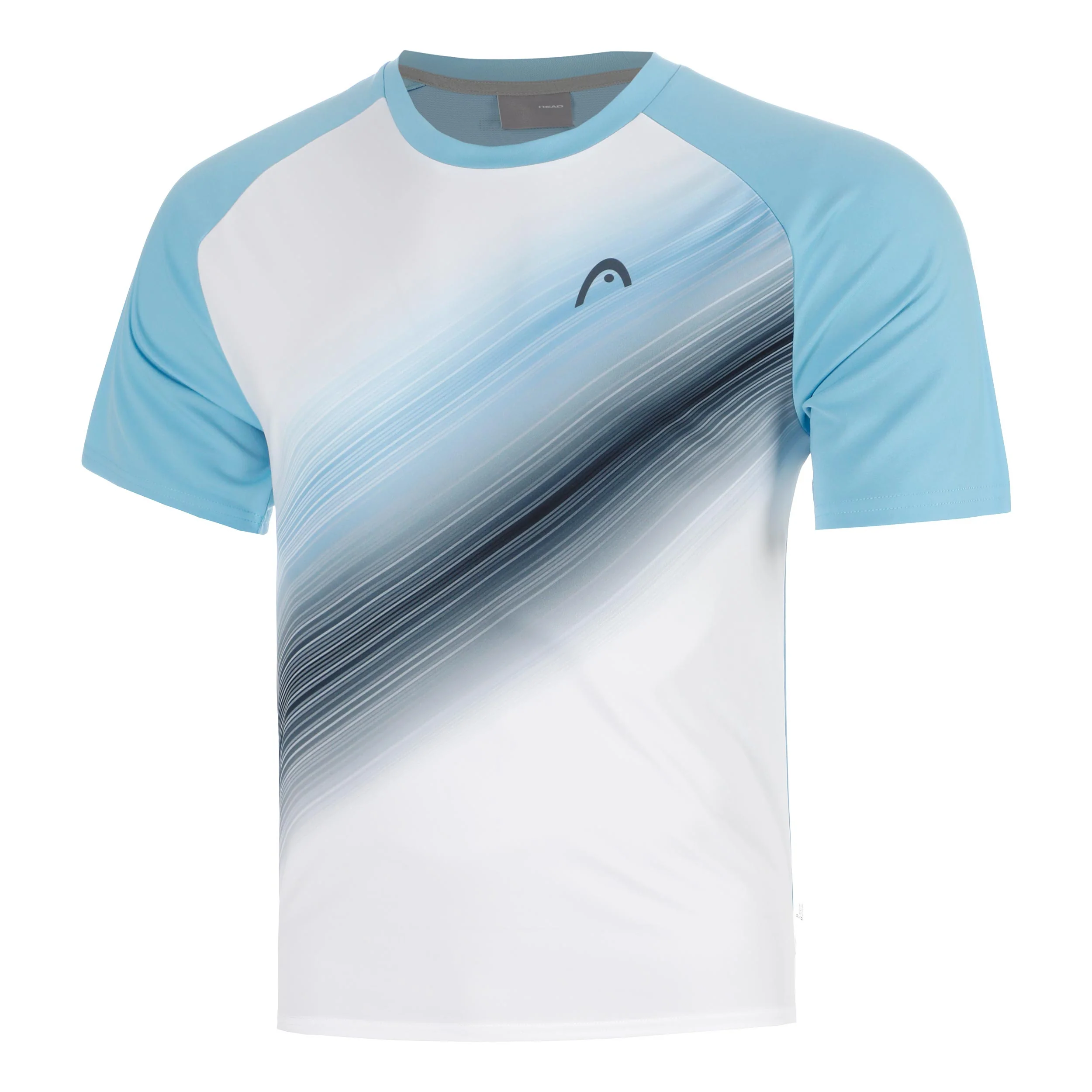 Topspin T-shirt Herrar-ljusblå, vit