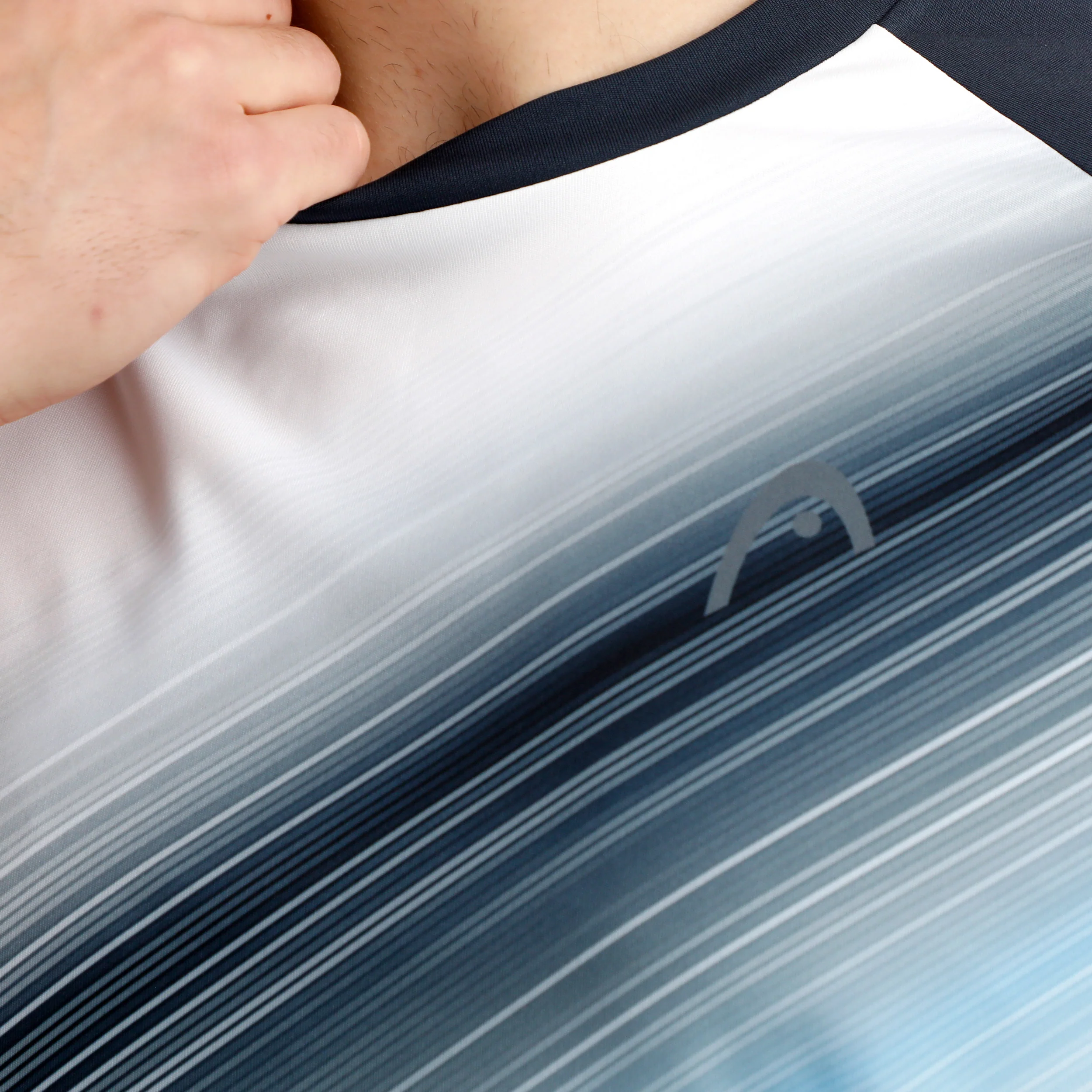 Topspin T-shirt Herrar-mörkblå, vit - Image 8