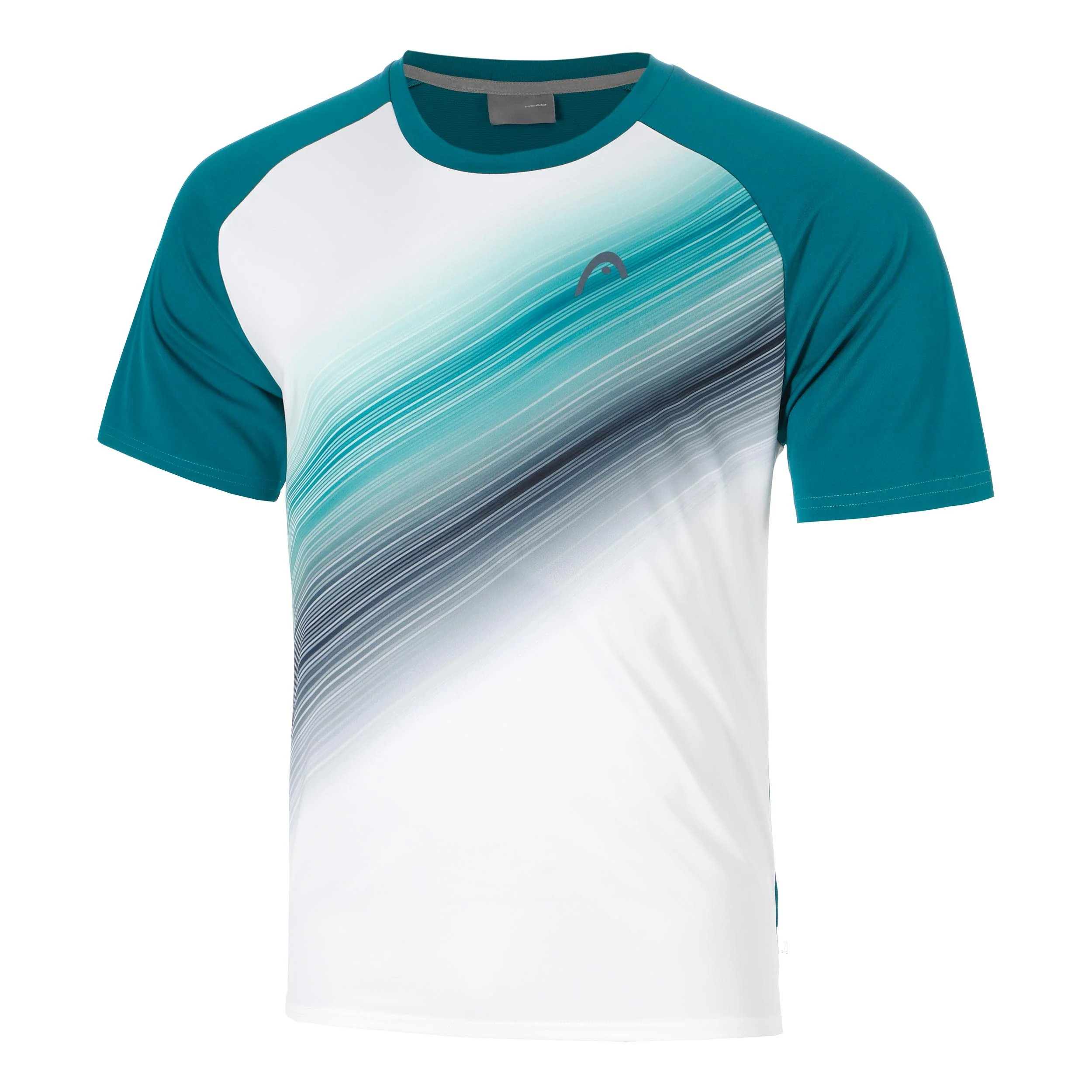 Topspin T-shirt Herrar-mörkgrön, vit