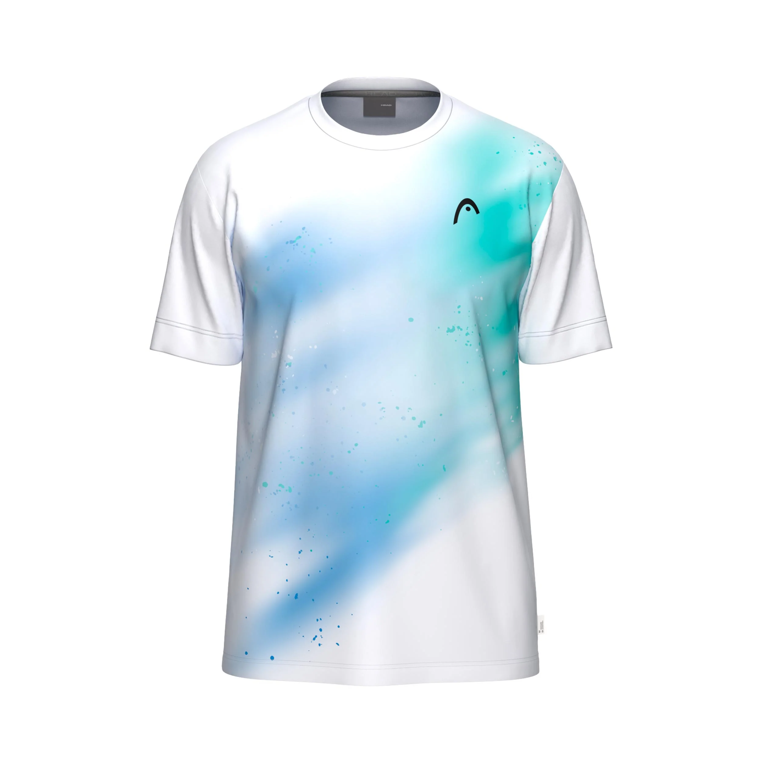 Topspin T-shirt Pojkar - turkos, vit
