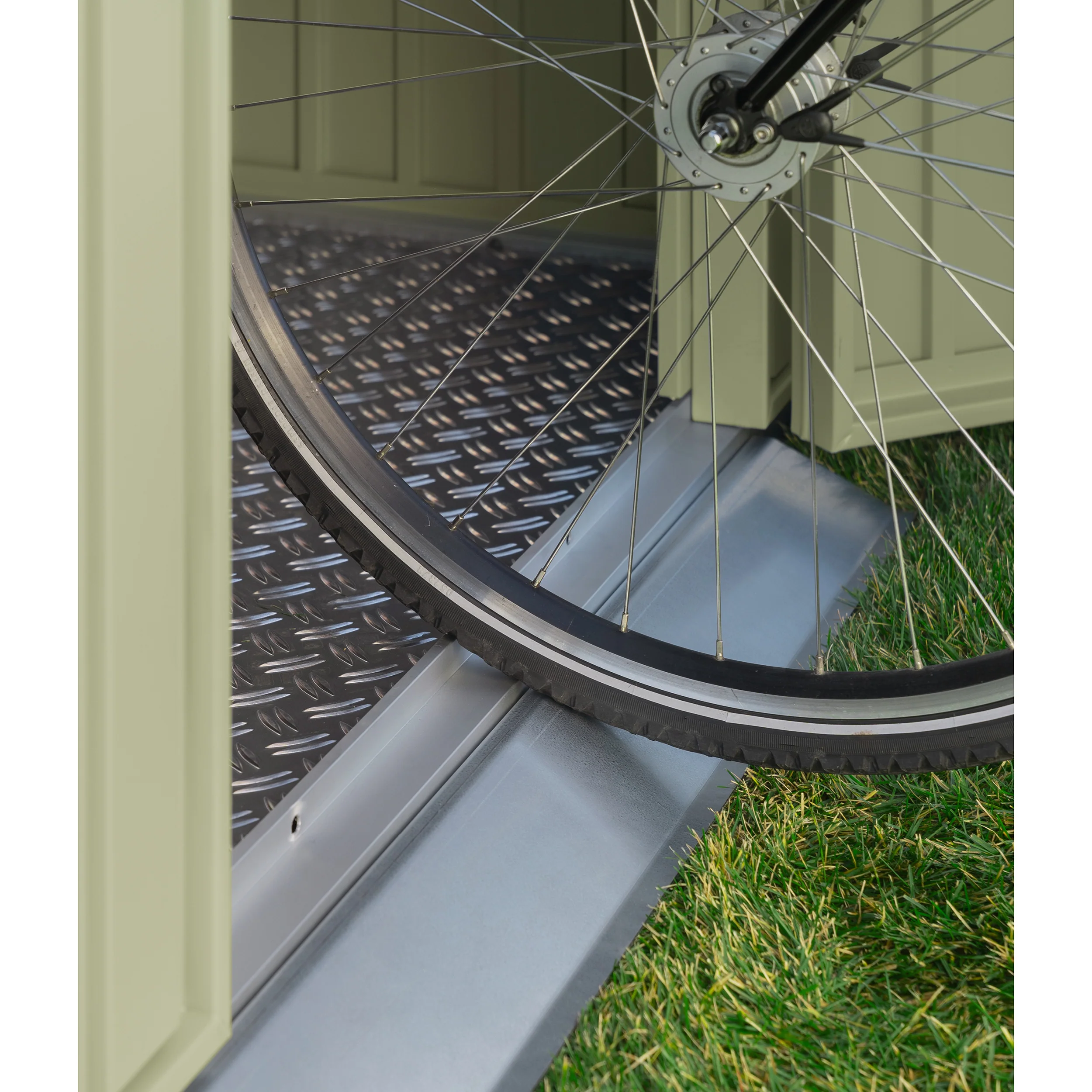 Bodenrampe aussen für 2-flg Tür Golvramp
